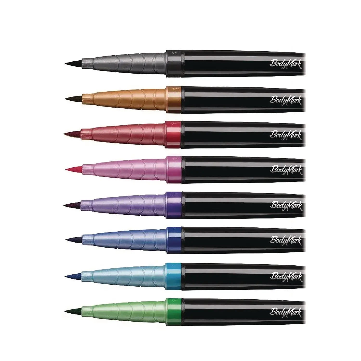 BodyMark Temporary Tattoo Markers, Fine Brush Tip, Assorted Colors, 8/Pack BIC® Flipcost