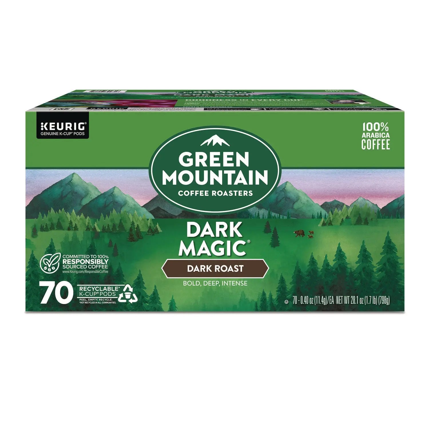 Dark Magic Extra Bold Coffee K-Cups, Regular, 70/Box Green Mountain Coffee® Flipcost