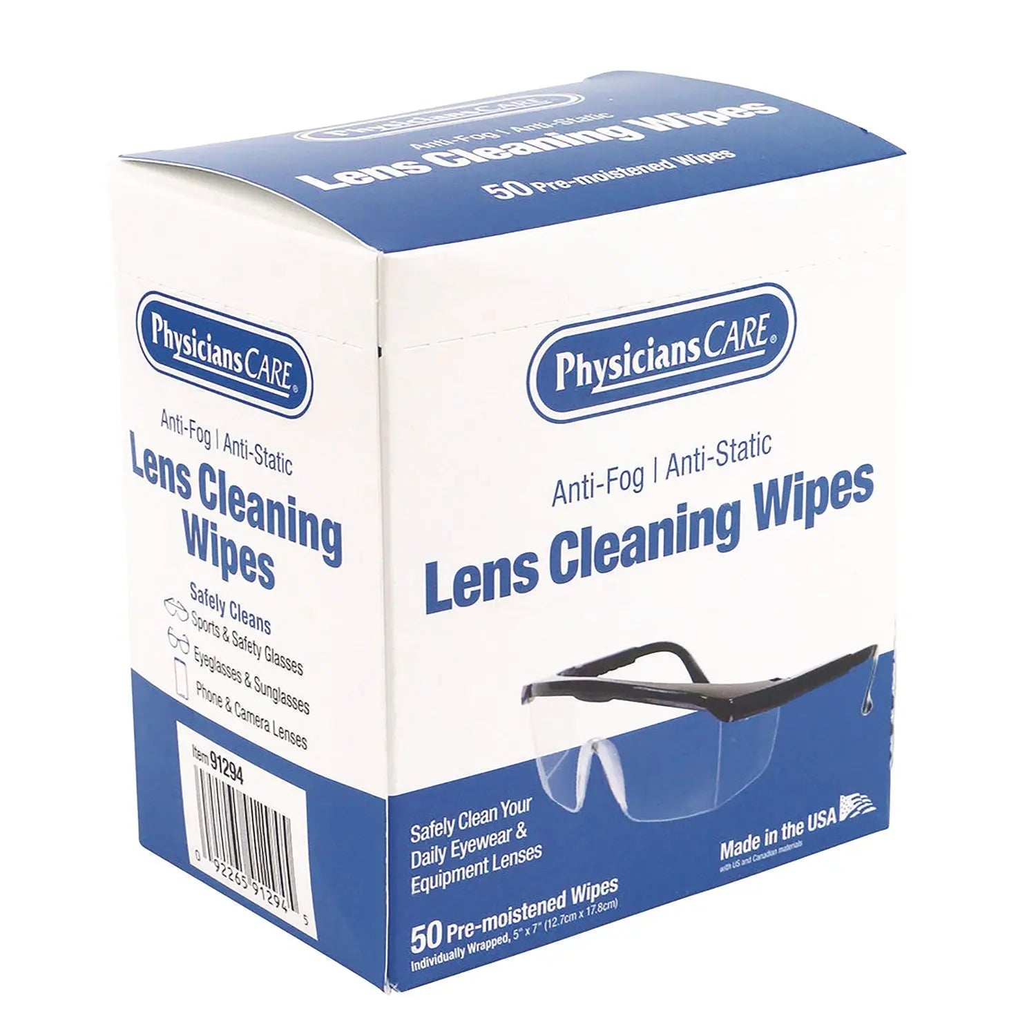 Lens Cleaning Wipe, 50/Box PhysiciansCare® Flipcost