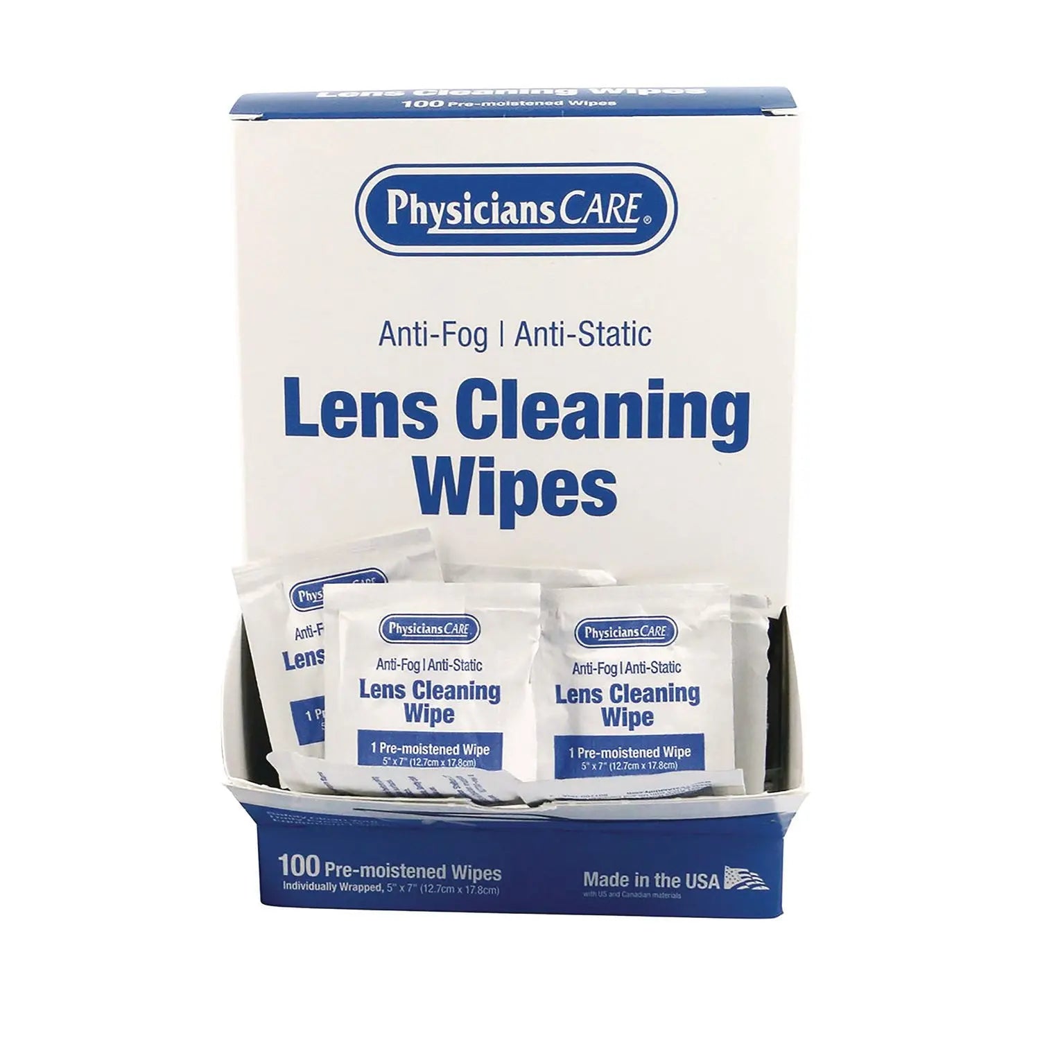 Lens Cleaning Wipe, 100/Box PhysiciansCare® Flipcost