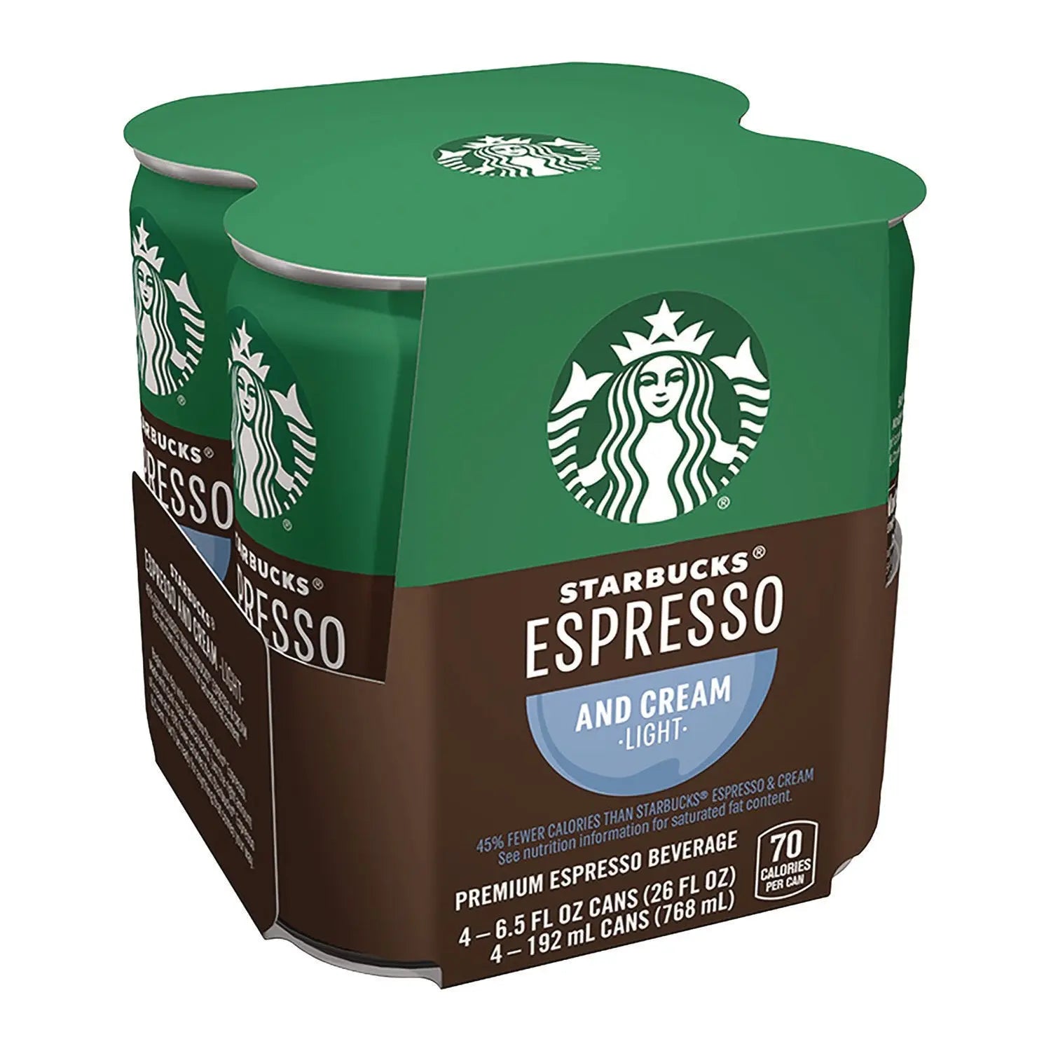 Cold Brew Coffee, Espresso and Cream Light, 6.5 oz Can, 24/Carton Starbucks® Flipcost