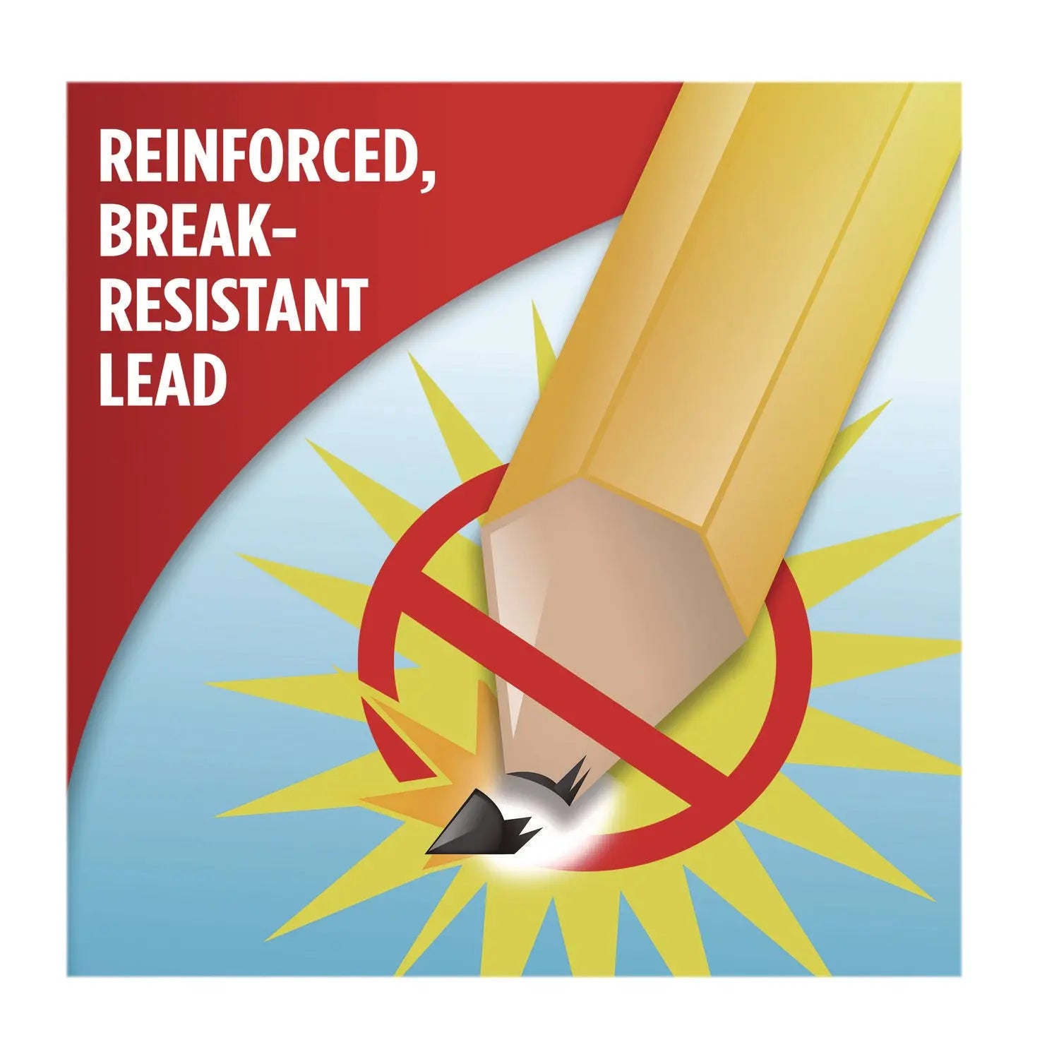 EverStrong #2 Pencils, HB (#2), Black Lead, Yellow Barrel, 72/Box Paper Mate® Flipcost