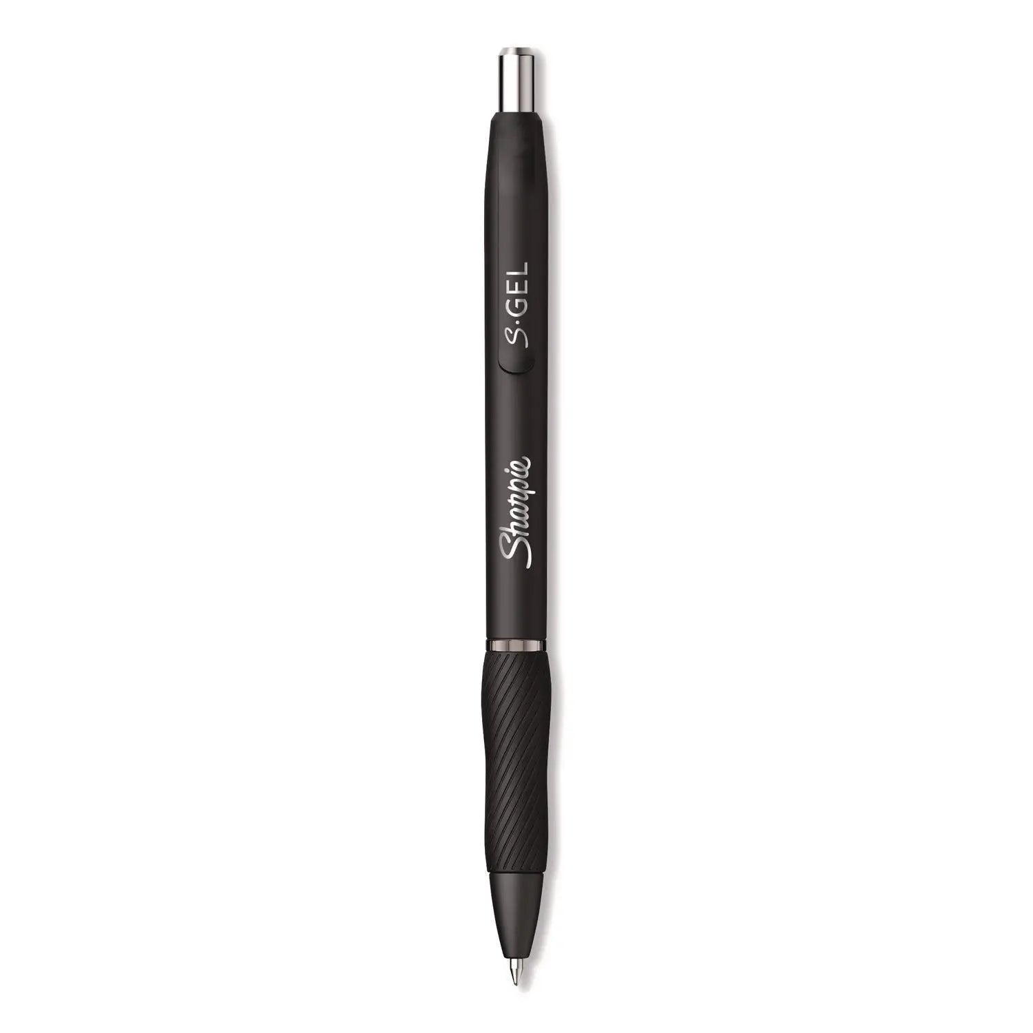 S-Gel Gel Pen, Retractable, Medium 0.7 mm, Black; Blue Ink, Black; Gray; White Barrels, 12/Pack Sharpie® S-Gel™ Flipcost