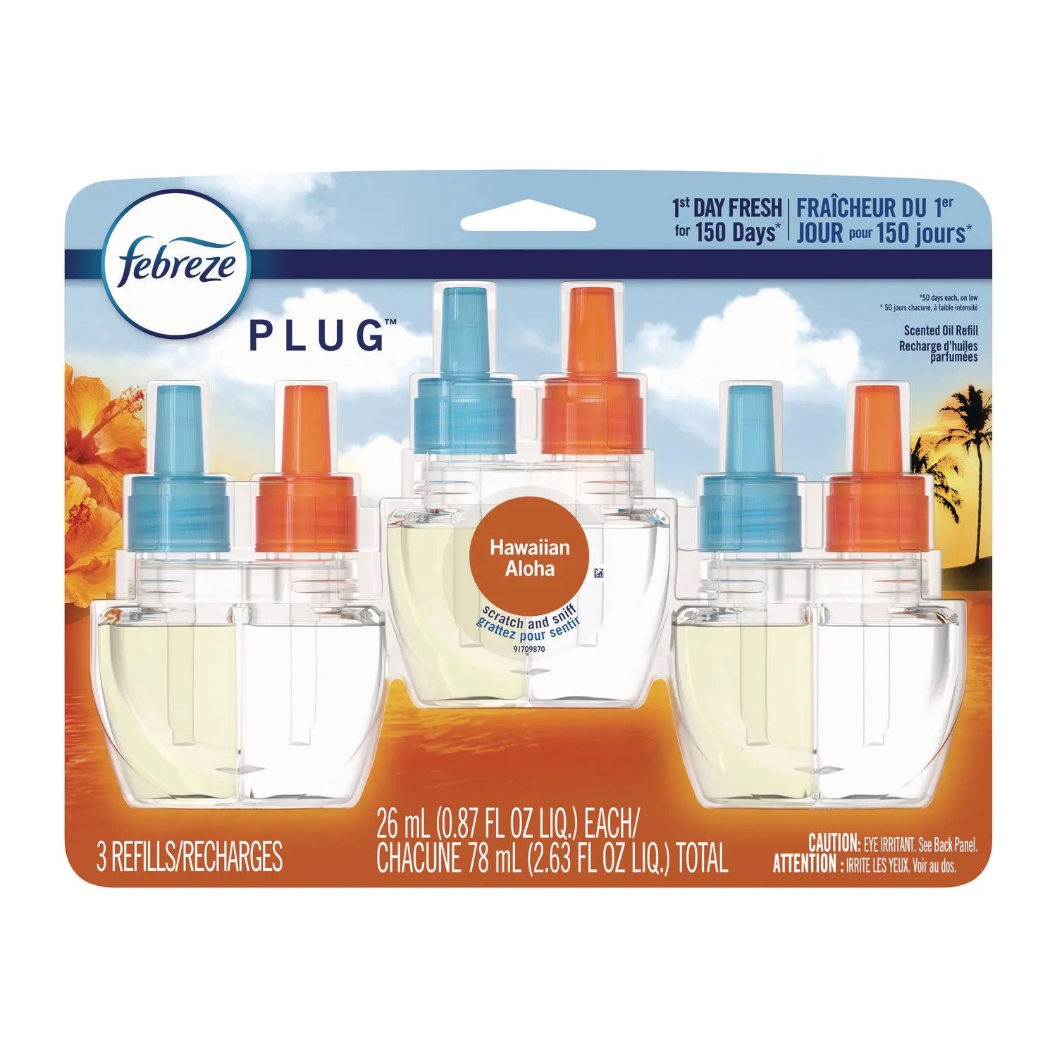 PLUG Air Freshener Refills, Mediterranean Lavender, 0.87 oz