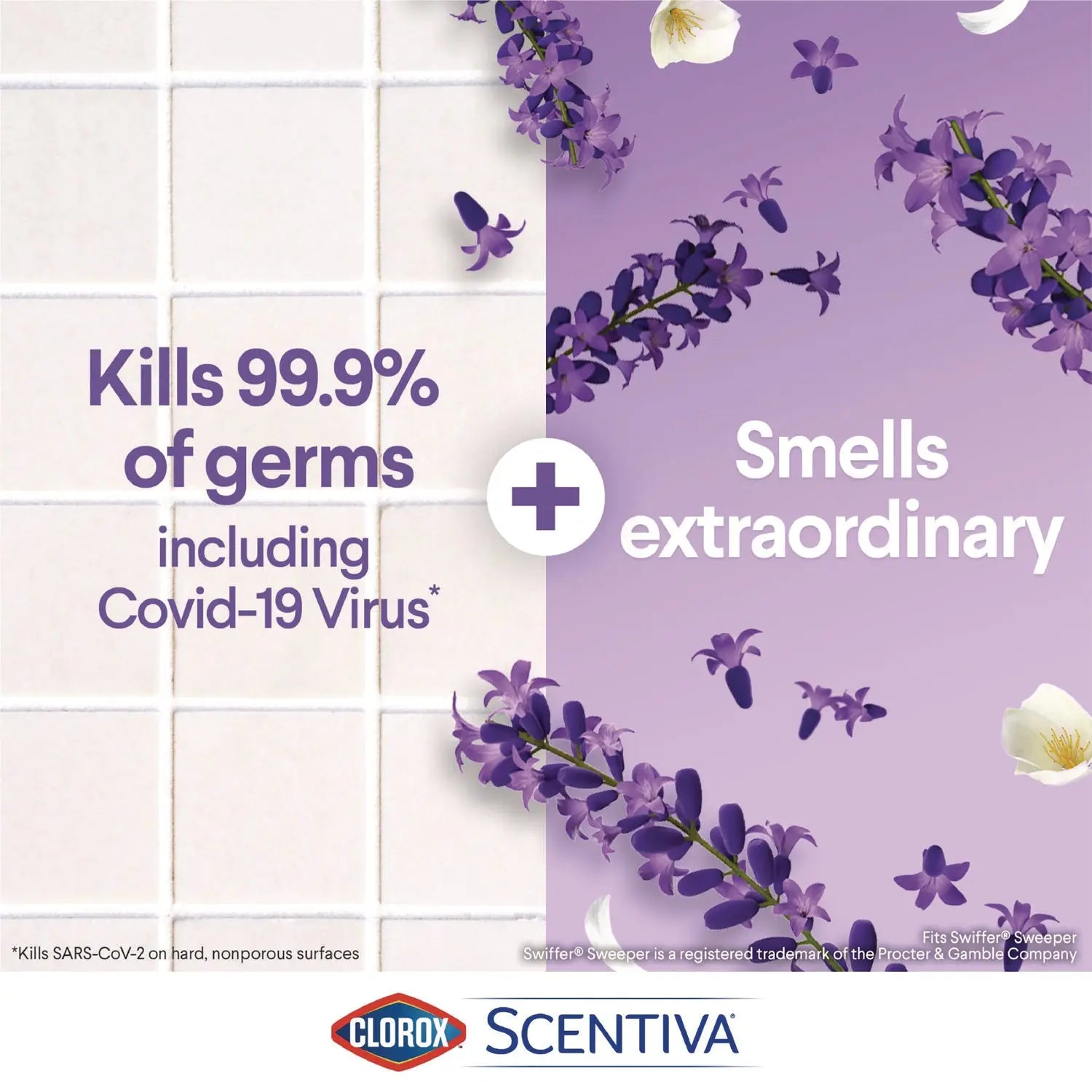 Scentiva Bleach Free Cleaning Wipes, 7.75 x 7, Tuscan Lavender and Jasmine, 75/Canister Clorox® Flipcost