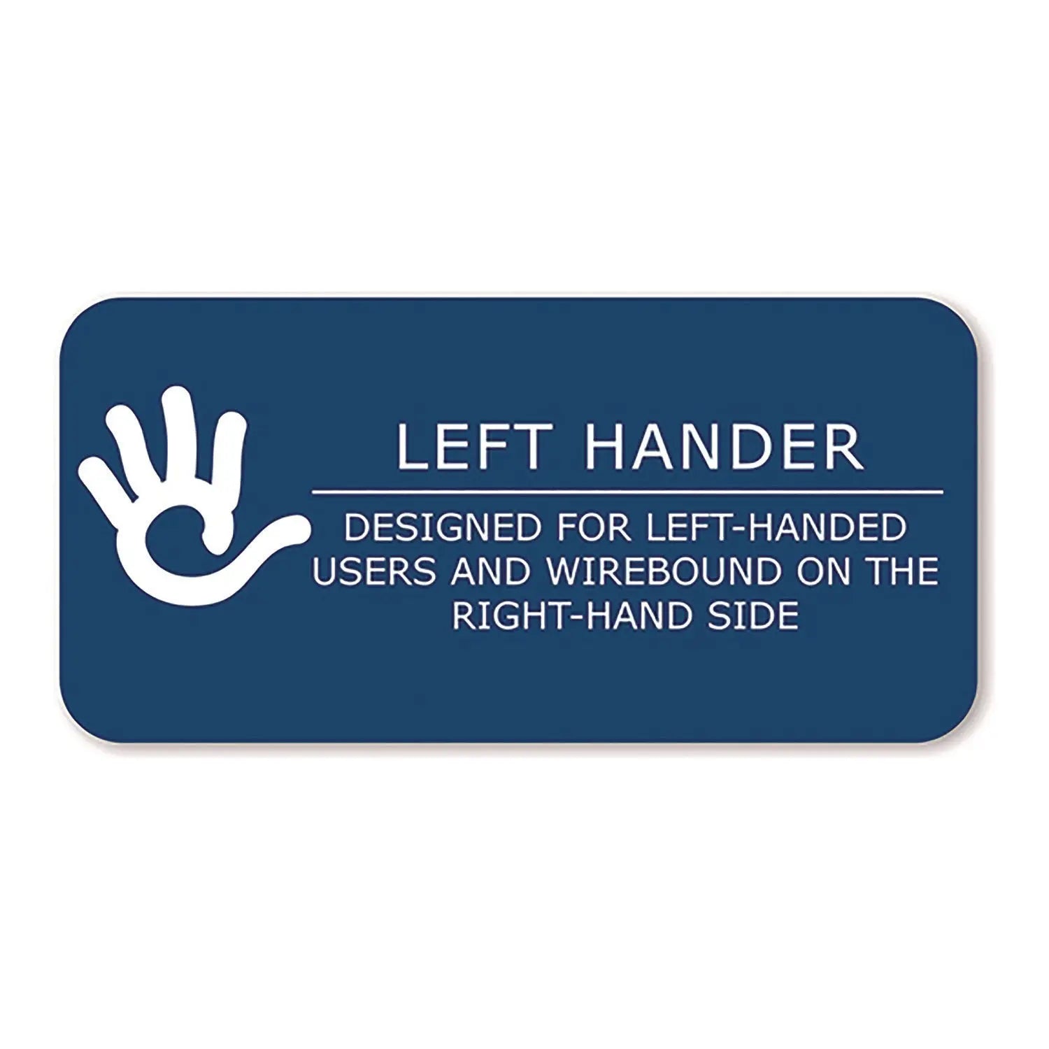 Lefty Notebook, 1-Subject, Wide/Legal Rule, Assorted Cover Colors, (100) 10.5 x 8.5 Sheets Roaring Spring® Flipcost