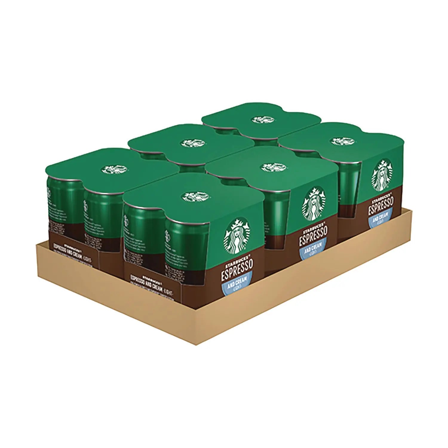 Cold Brew Coffee, Espresso and Cream Light, 6.5 oz Can, 24/Carton Starbucks® Flipcost