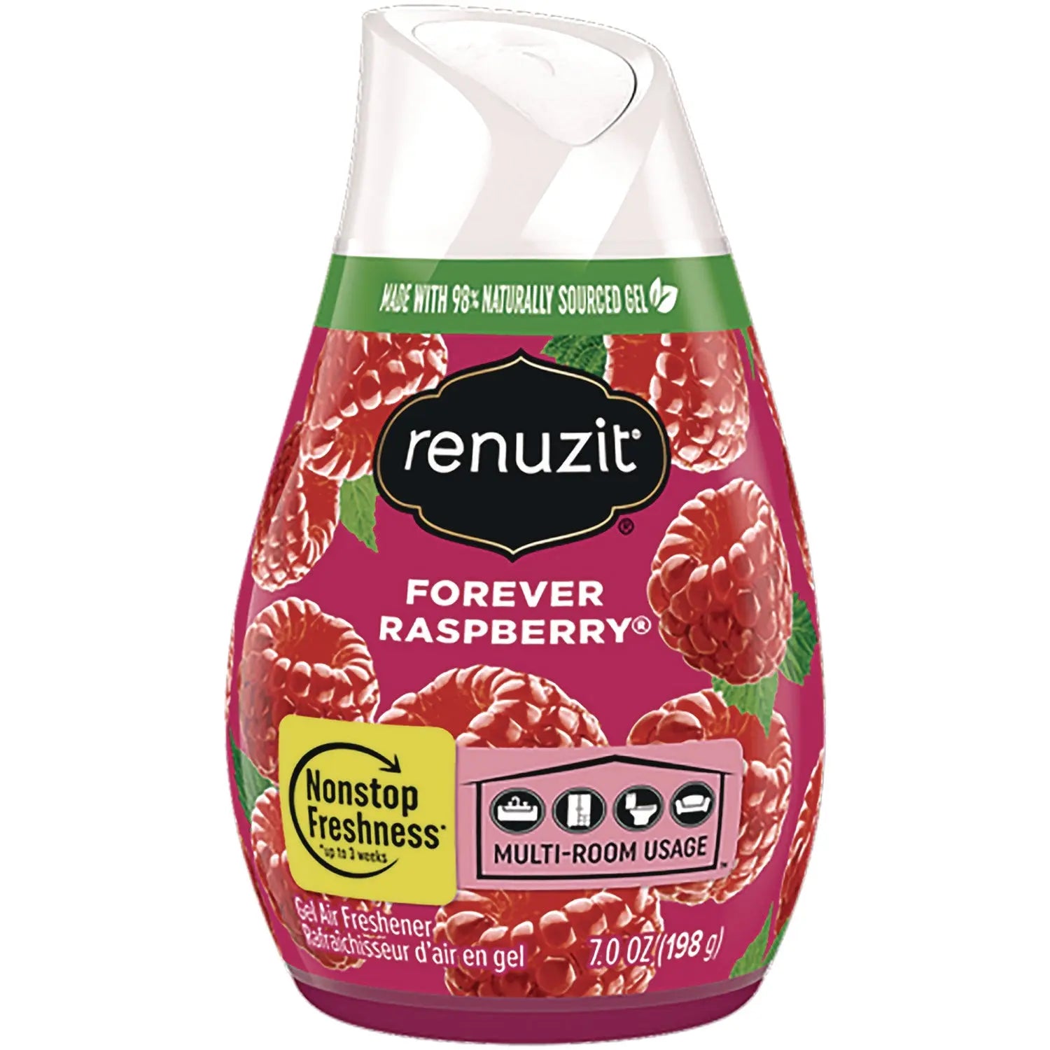 Adjustables Air Freshener, Forever Raspberry, 7 oz Solid, 12/Carton