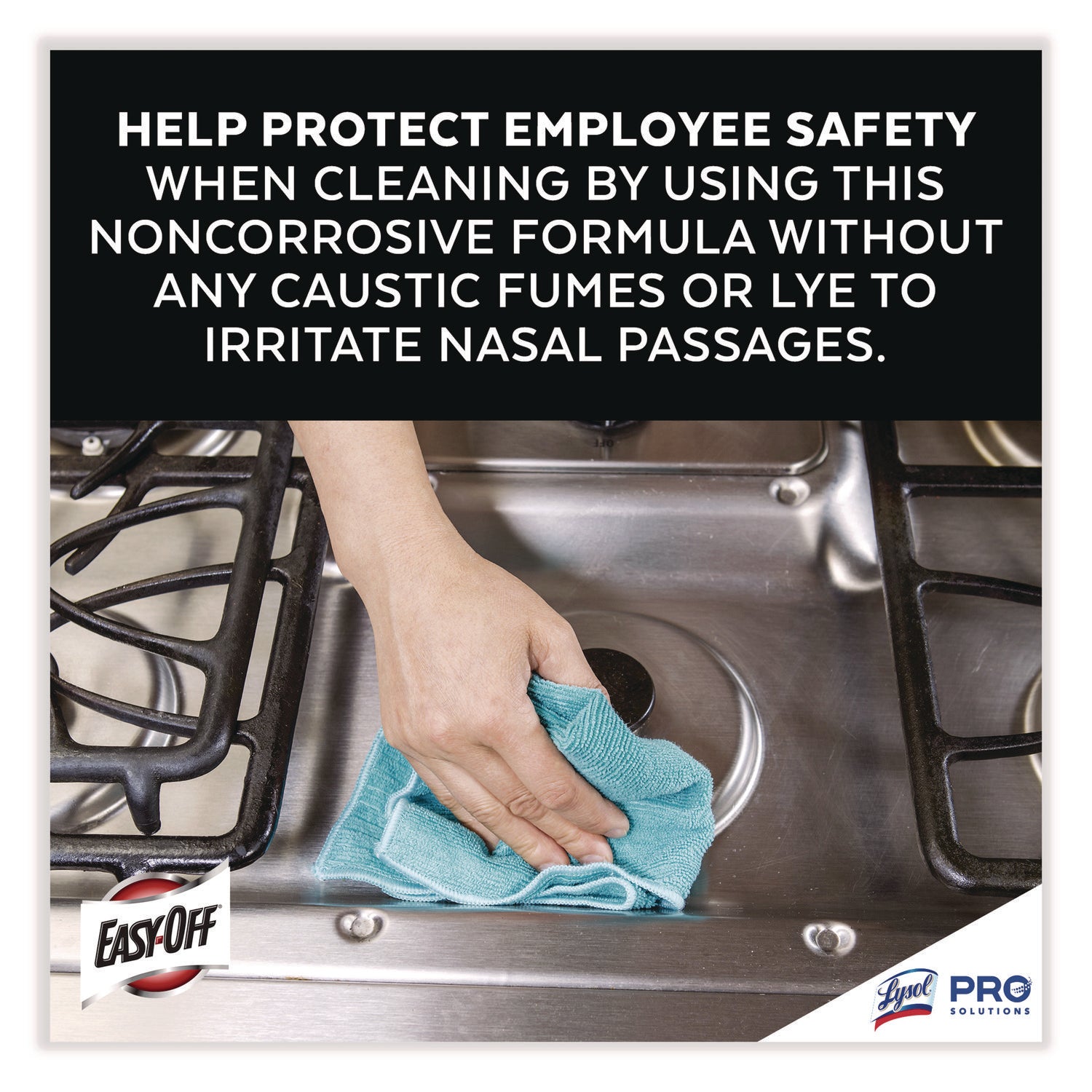 Professional EASY-OFF® Fume-Free Max Oven Cleaner, Foam, Lemon, 24 oz Aerosol Spray