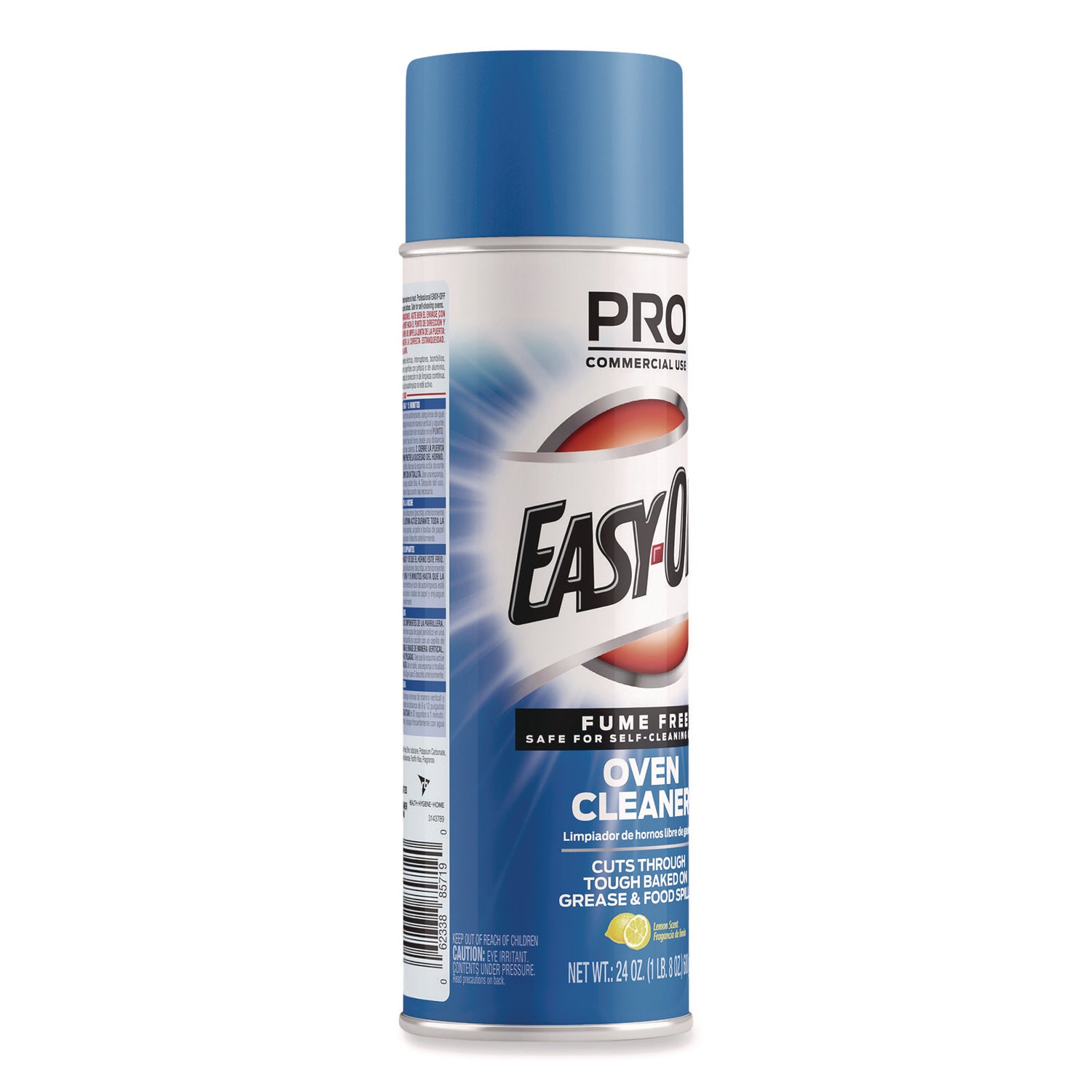 Professional EASY-OFF® Fume-Free Max Oven Cleaner, Foam, Lemon, 24 oz Aerosol Spray