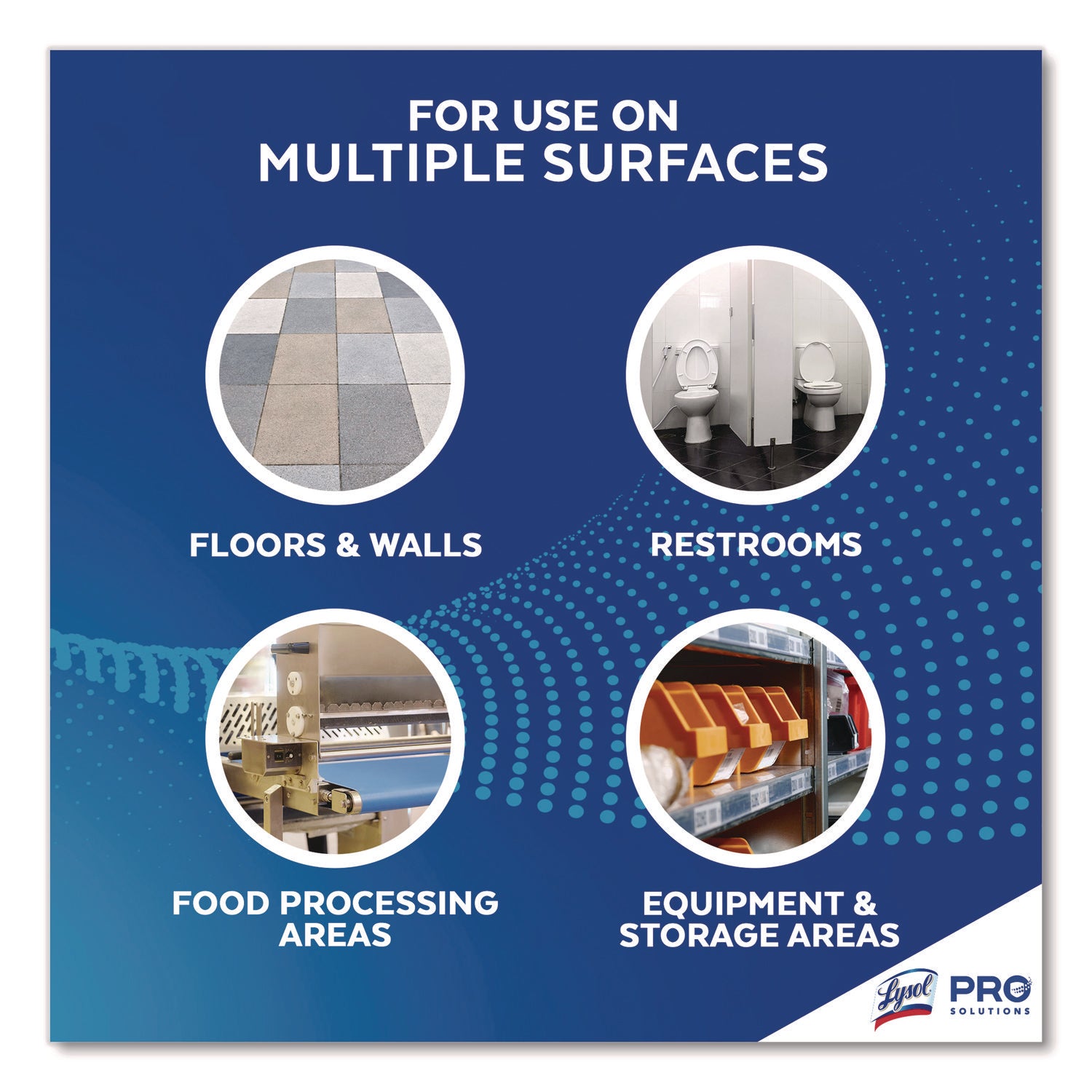 Professional LYSOL® Brand No Rinse Sanitizer Concentrate, 1 Gal Bottle, 4/carton