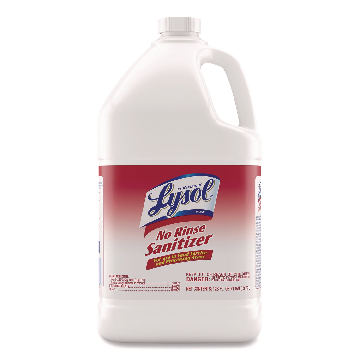 Professional LYSOL® Brand No Rinse Sanitizer Concentrate, 1 Gal Bottle, 4/carton