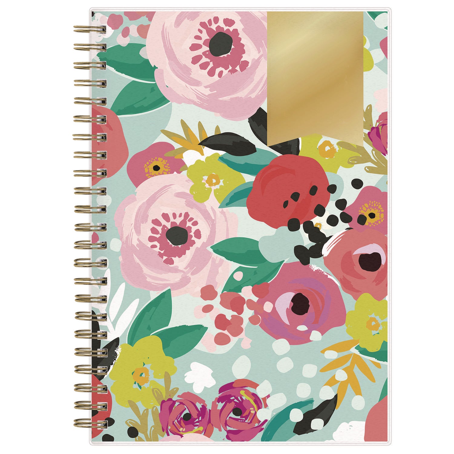 Blue Sky® Day Designer "Secret Garden Mint" Academic Year Weekly/Monthly Notes Planner, 8 x 5, 12-Month (July to June): 2024-2025