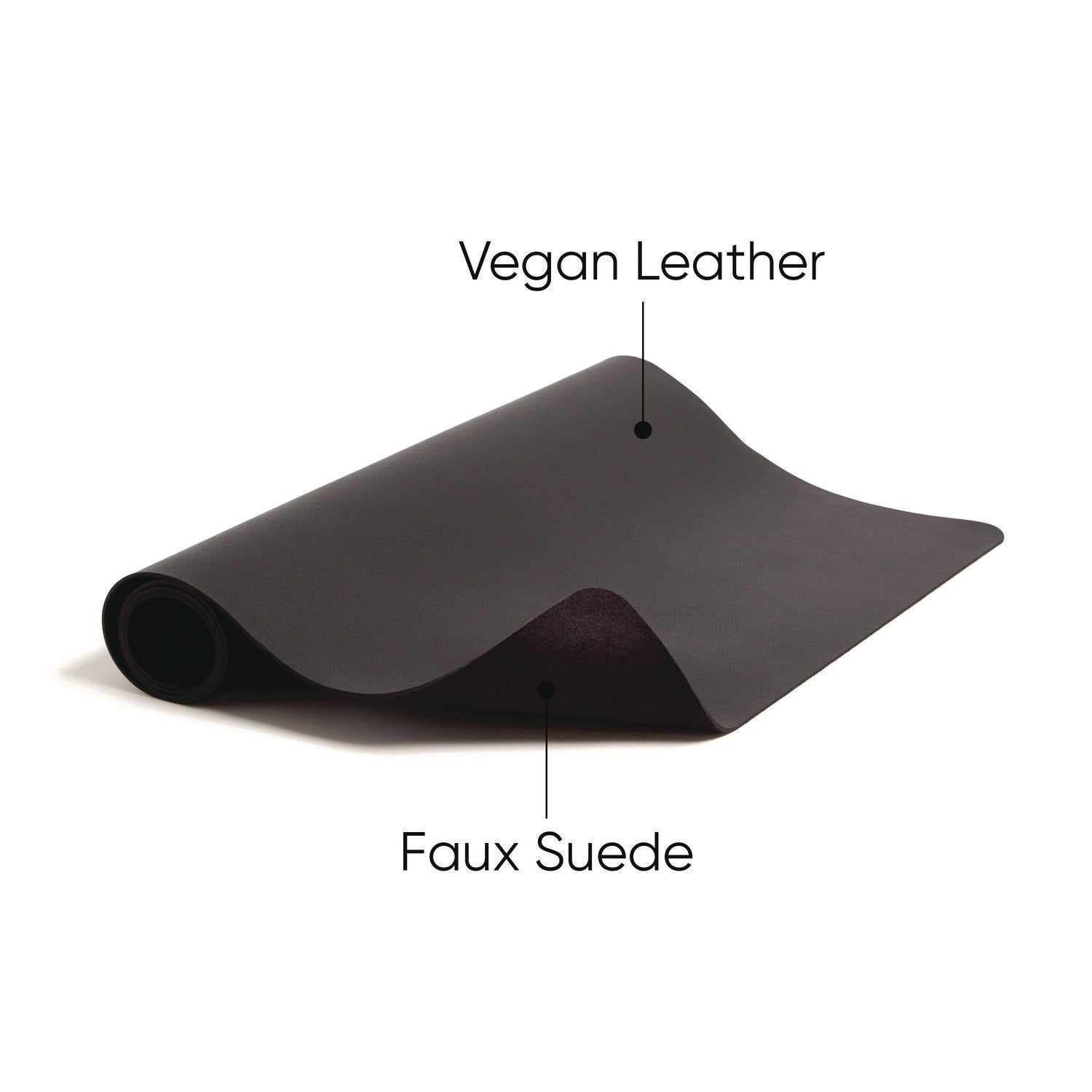 Smead Vegan Leather Desk Pads, 23.6 x 13.7, Charcoal