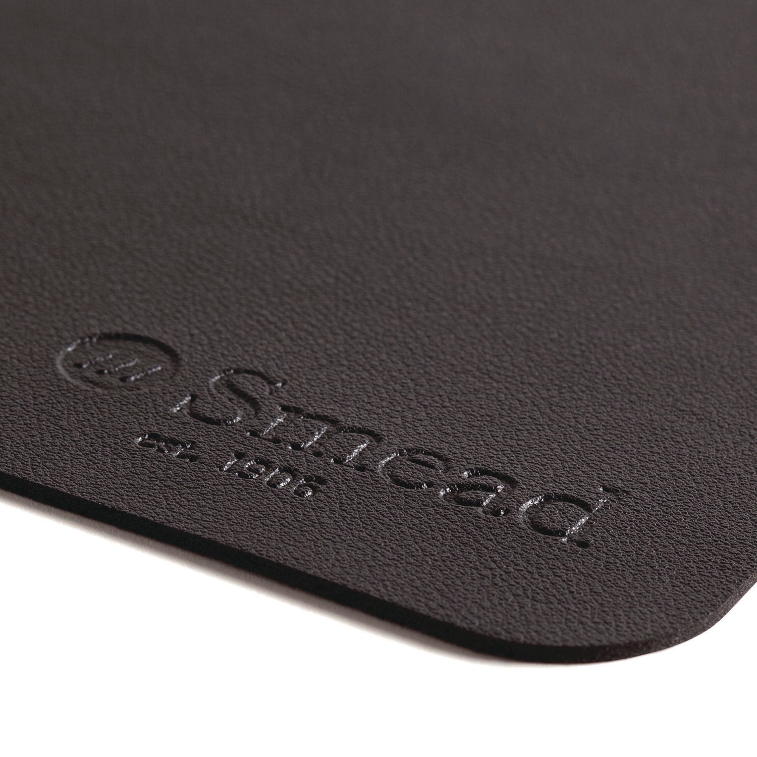 Smead Vegan Leather Desk Pads, 23.6 x 13.7, Charcoal