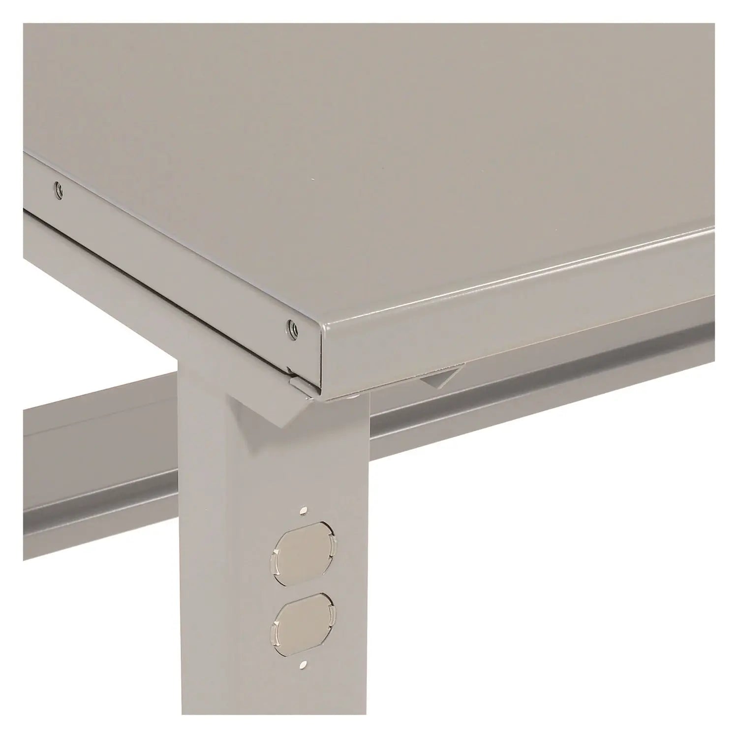 Standard Duty Steel Top Adjustable Height Workbench, 2,000 lbs, 60 x 30 x 30.88 to 36.88, Gray Global Industrial® Flipcost