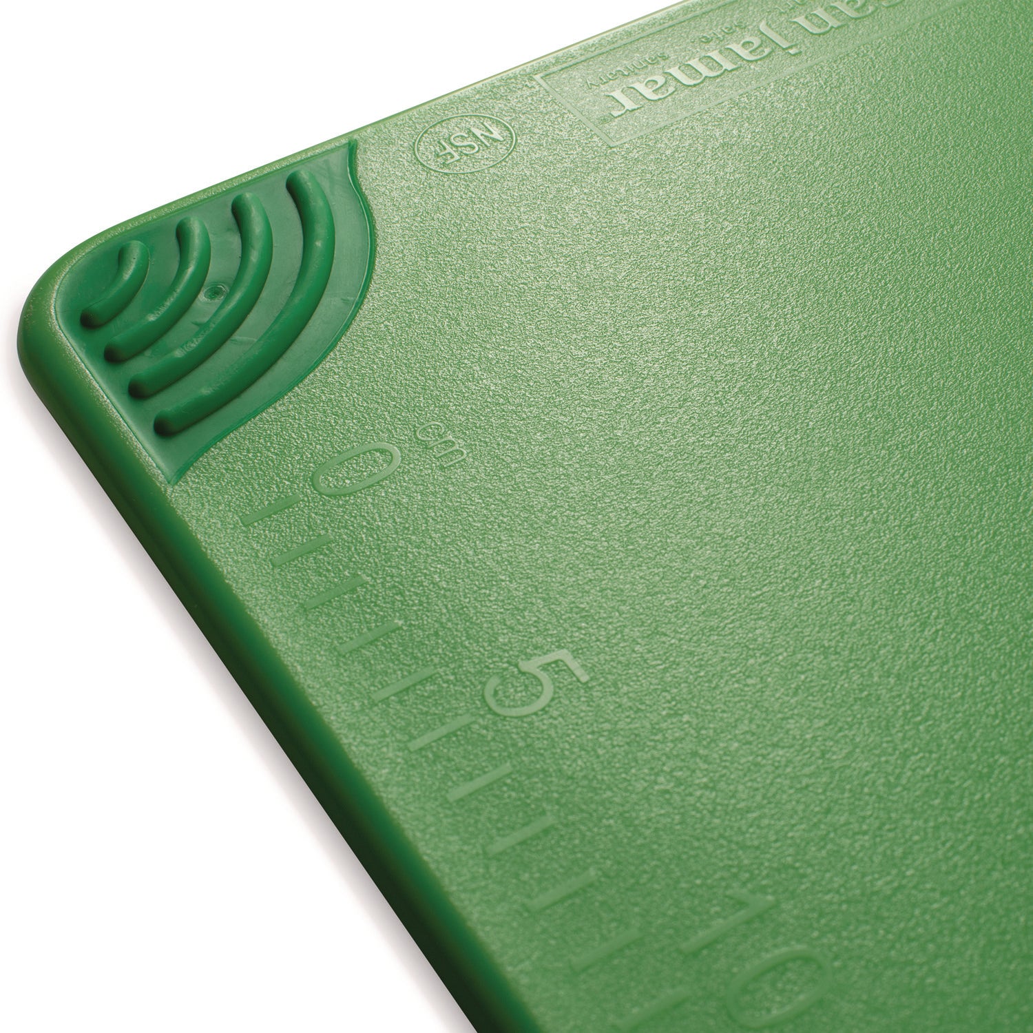 San Jamar® Saf-T-Grip Cutting Board, 24 x 18 x 0.5, Green