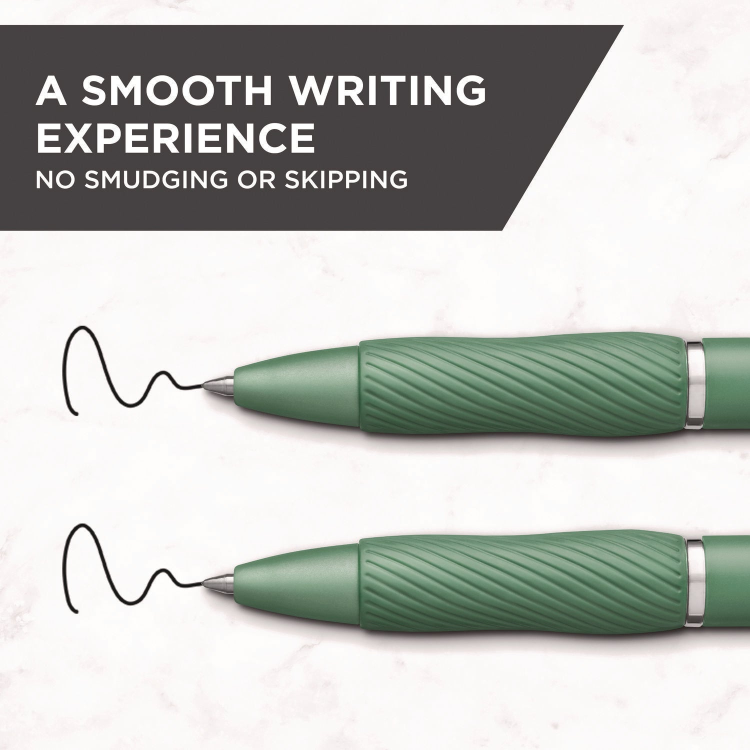 Sharpie® S-Gel™ S-Gel Fashion Barrel Gel Pen, Retractable, Medium 0.7 mm, Black Ink, Green Barrel, 4/Pack