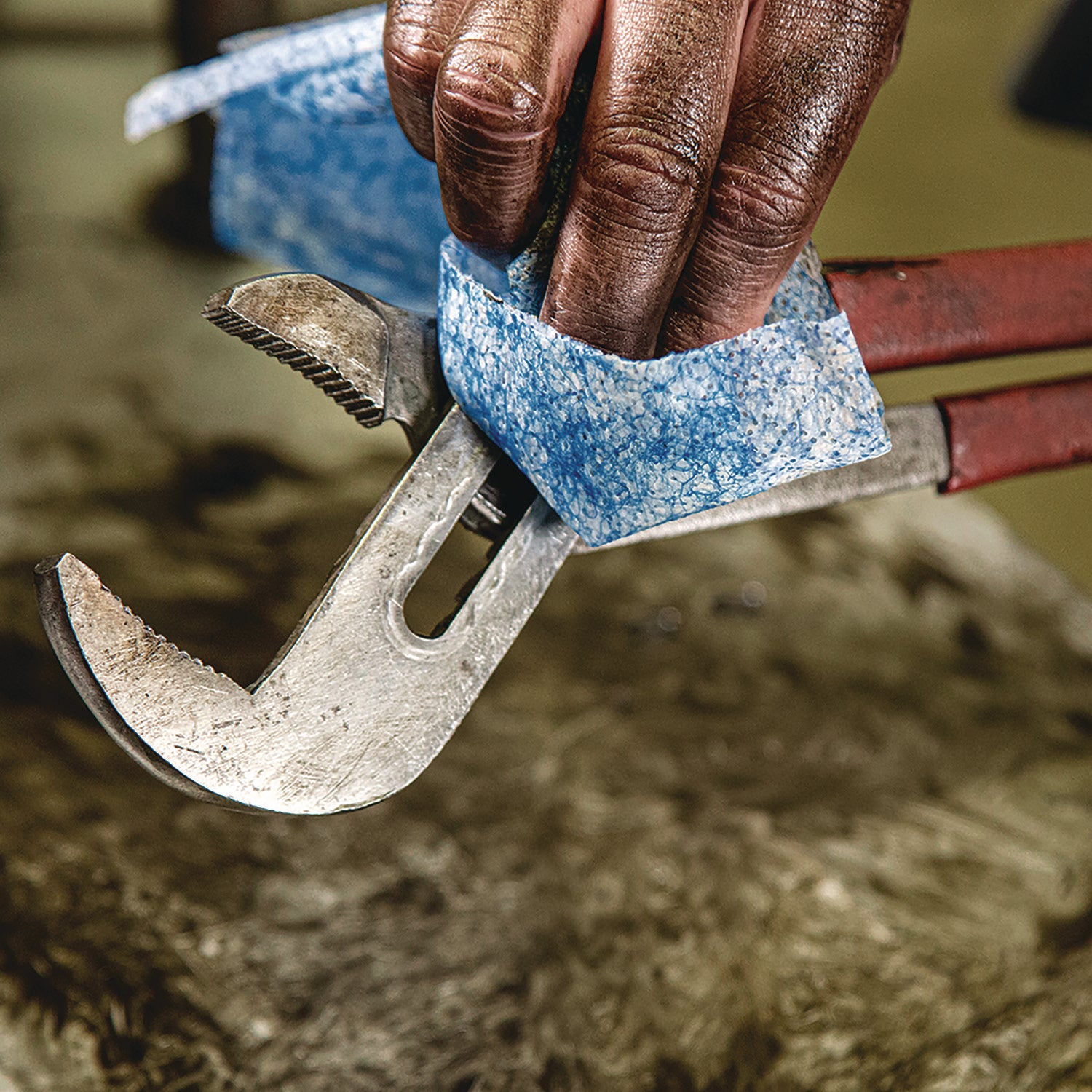 SCRUBS® Hand Cleaner Towels, 1-Ply, 10 x 12, Citrus, Blue/White, 30/Canister, 6/Carton