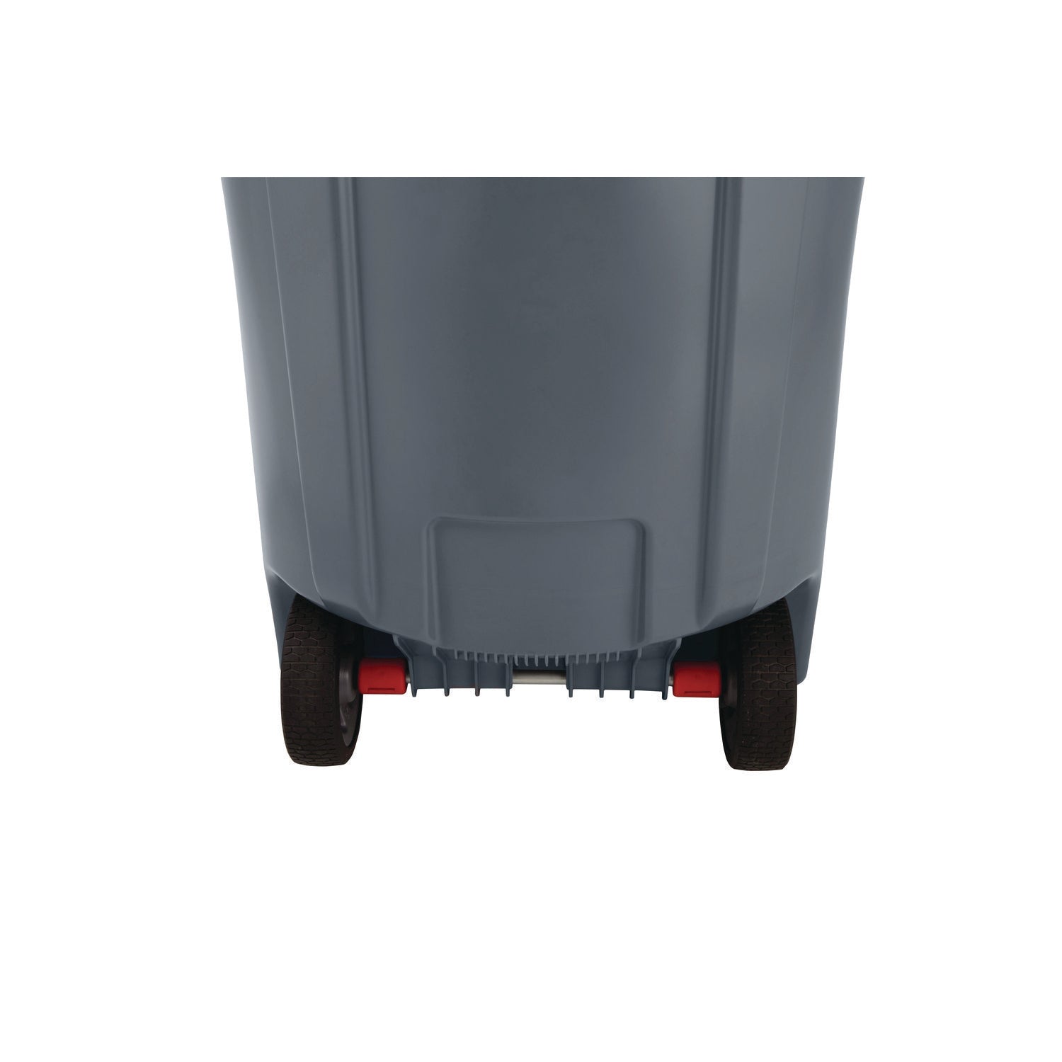 Rubbermaid® Commercial Vented Wheeled Brute Container, 44 Gal, Plastic, Gray