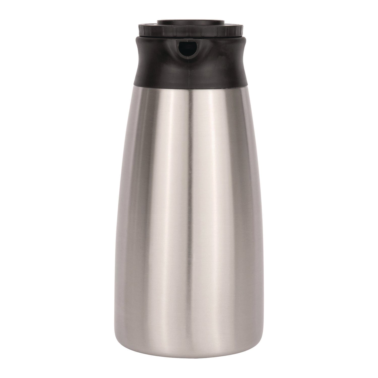 BUNN® 1.9 Liter Thermal Pitcher, Stainless Steel/black