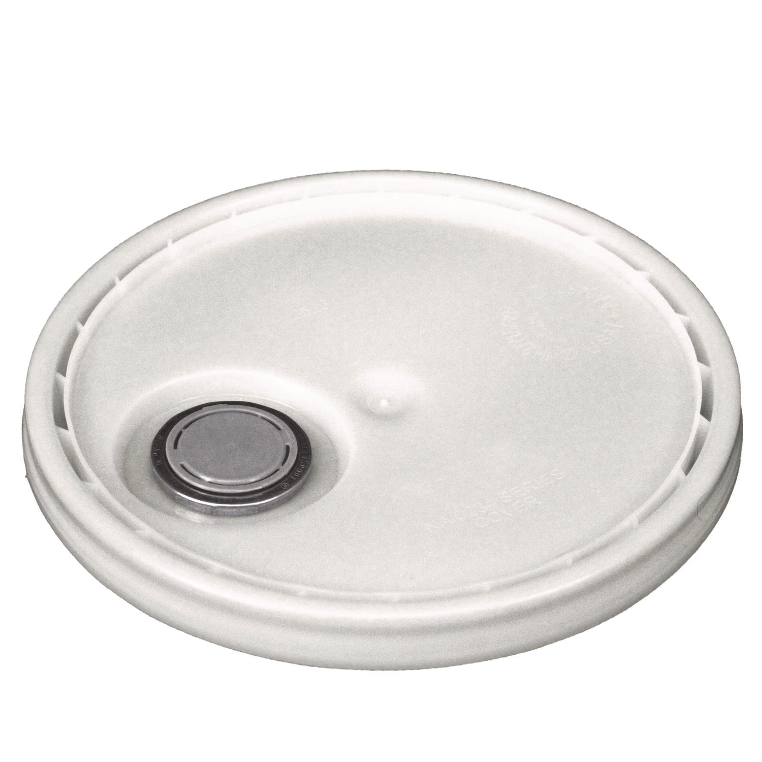 Impact® Utility Bucket with Lid, 5 gal, Polyethylene, White, 11.25" dia