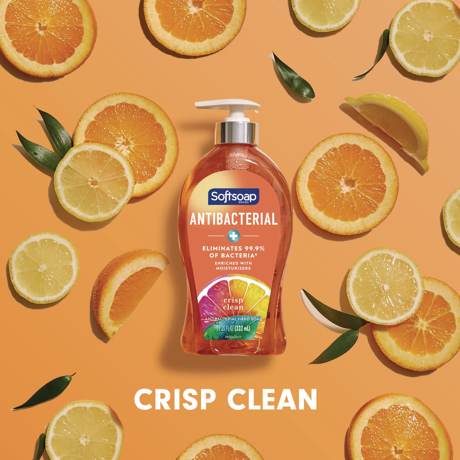 Softsoap® Antibacterial Hand Soap, Crisp Clean Scent, 11.25 oz, 6/Carton