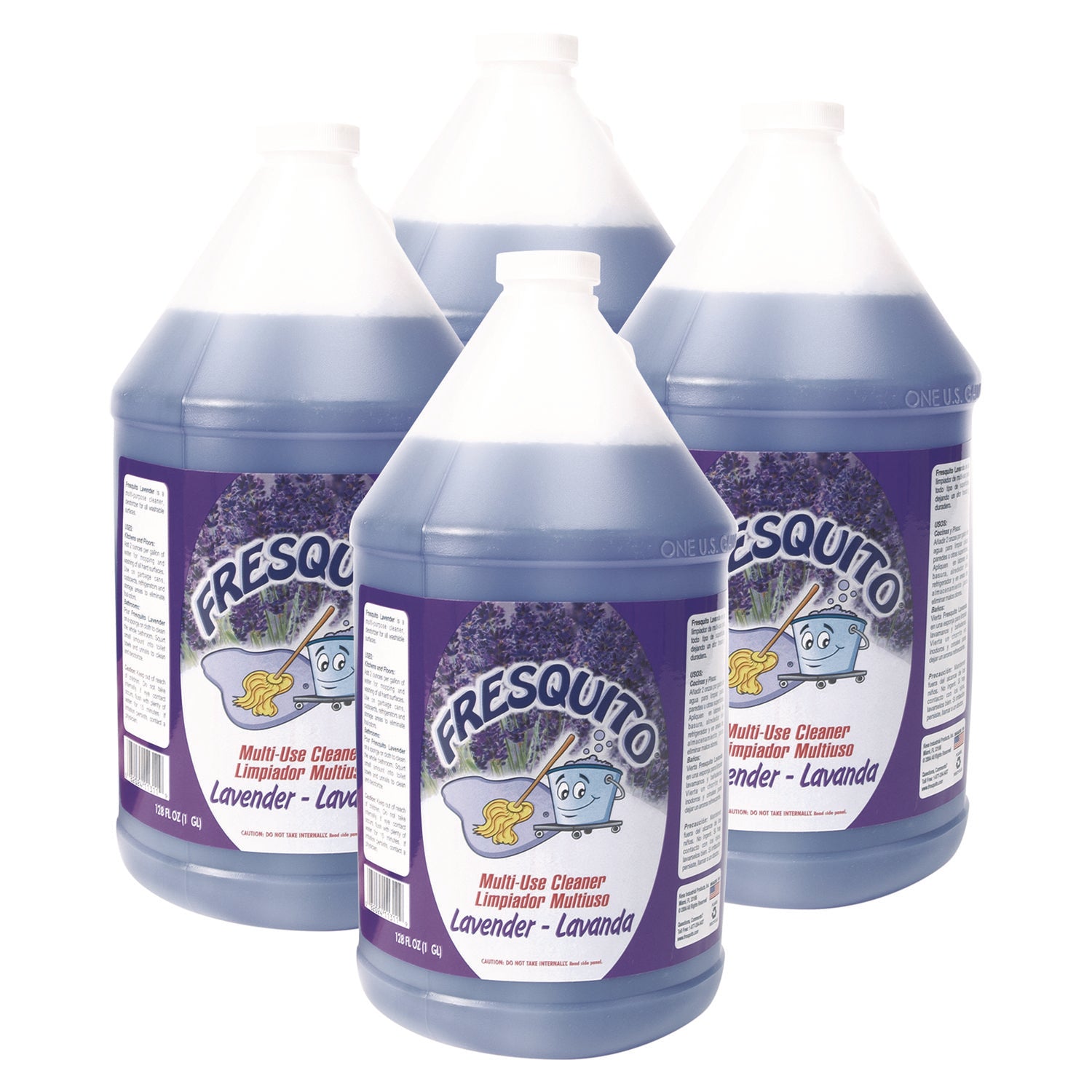 Scented All-Purpose Cleaner, Lavender Scent, 1 gal Bottle, 4/Carton