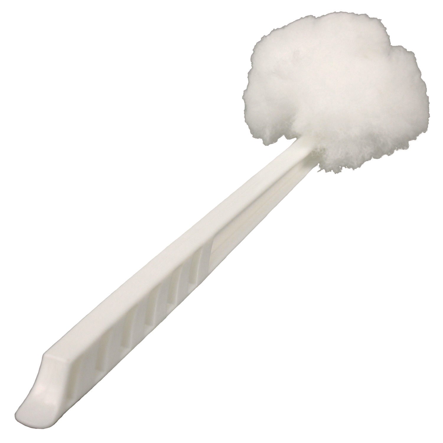 Impact® Deluxe Toilet Bowl Mop, 10" Handle, 4.5" Mop Head, White, 25/Carton