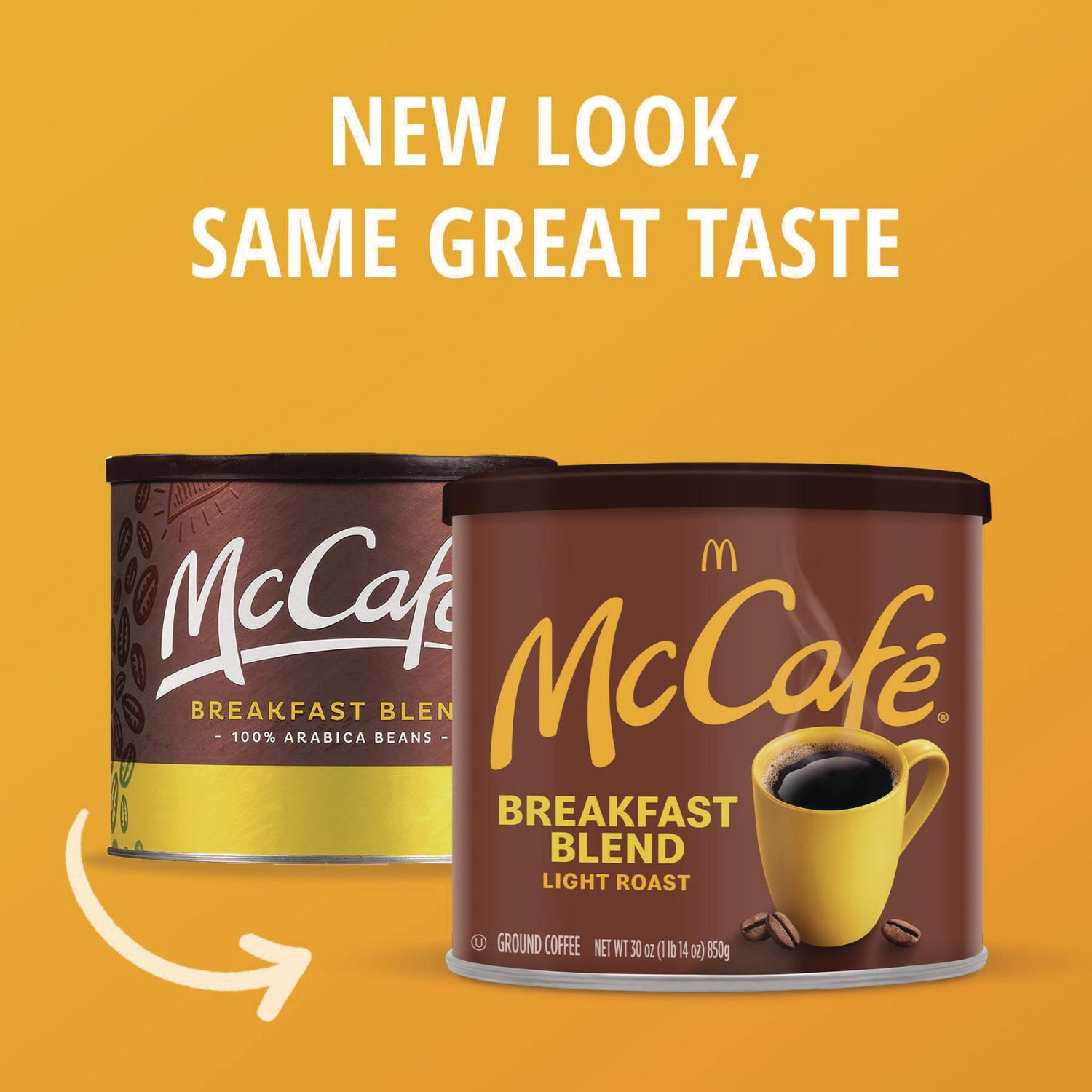 McCafe® Ground Coffee, Breakfast Blend, 30 Oz Can