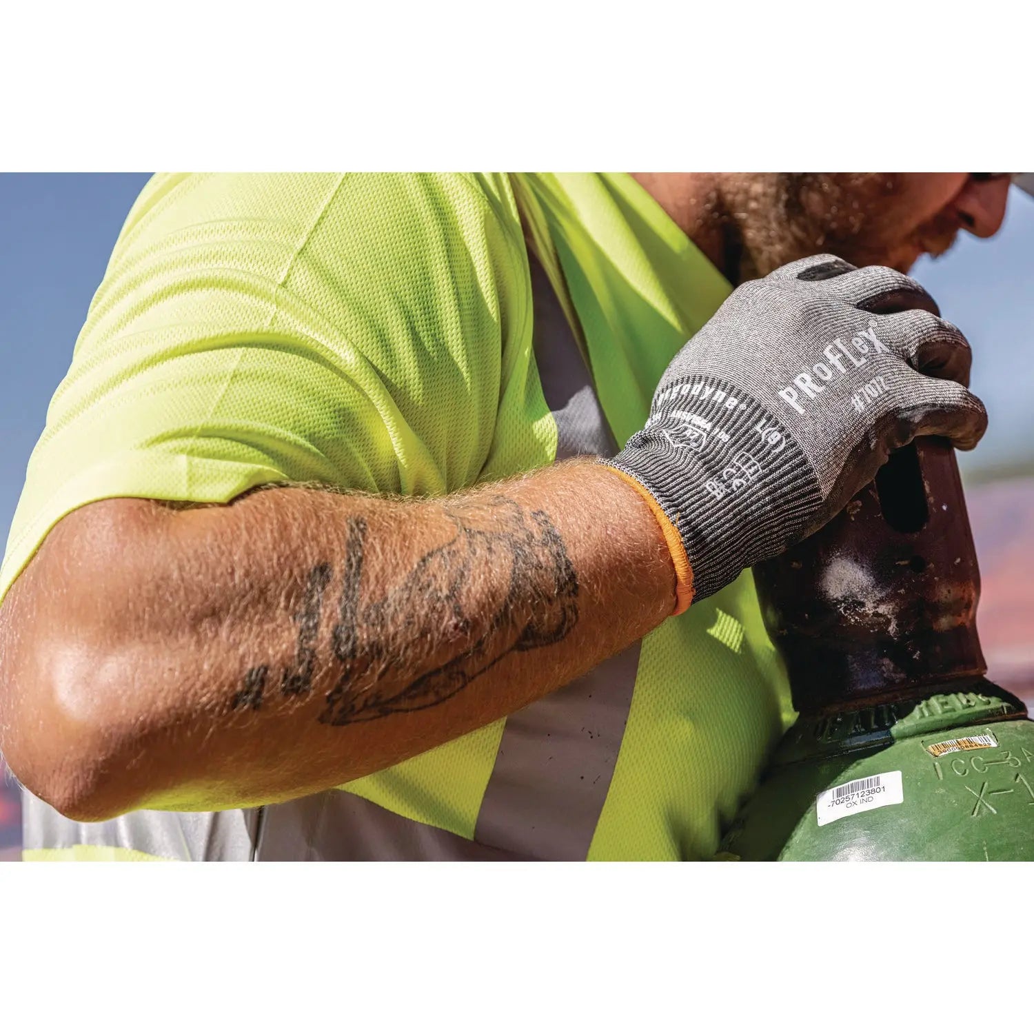 ProFlex 7072 ANSI A7 Nitrile-Coated CR Gloves, Gray, X-Small, Pair ergodyne® Flipcost