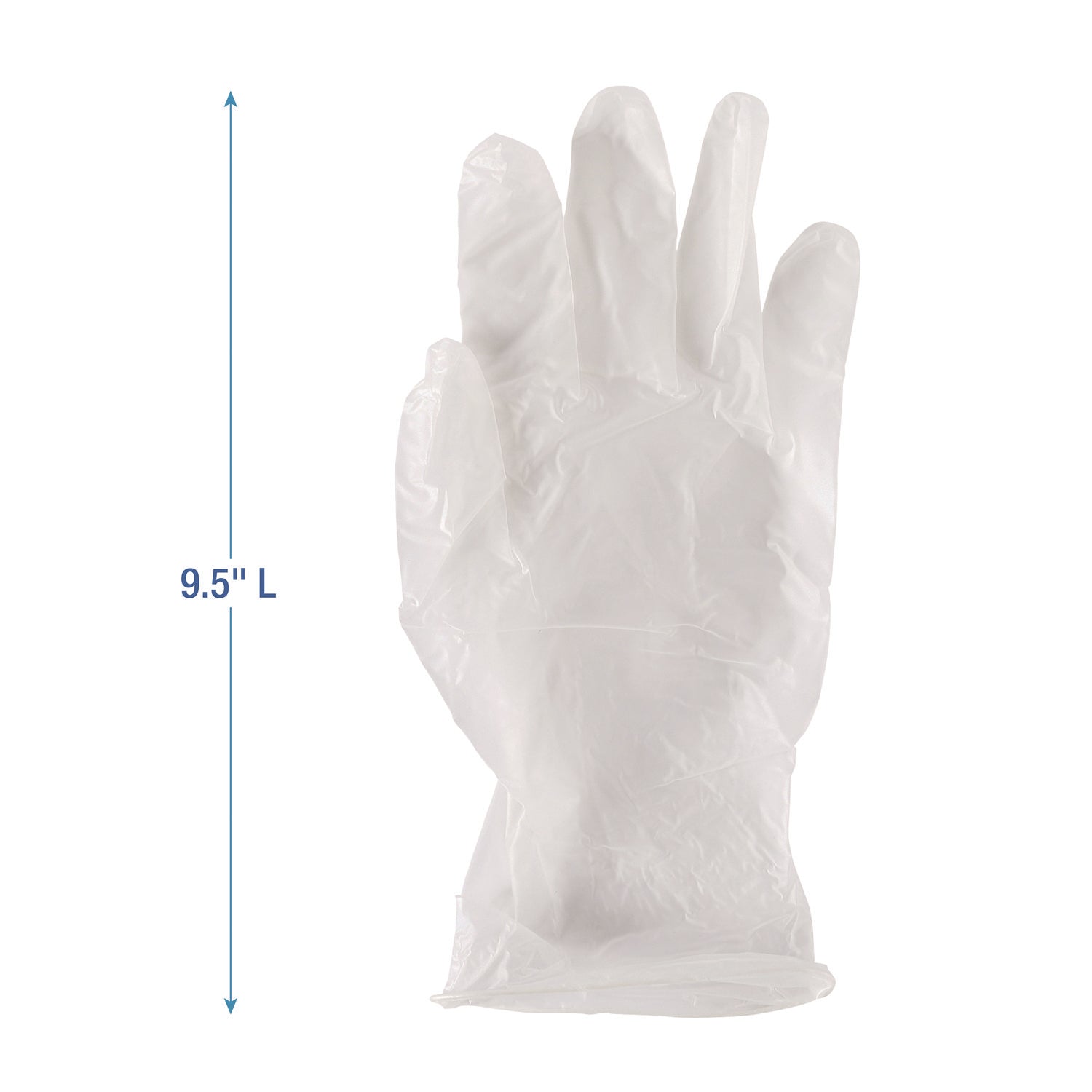 Boardwalk® General Purpose Vinyl Gloves, Powder/Latex-Free, 2.6 mil, Small, Clear, 100/Box, 10 Boxes/Carton