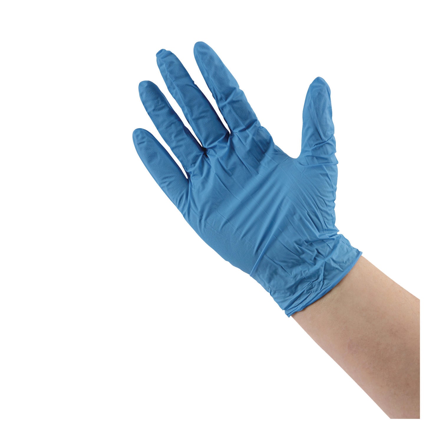 Boardwalk® Disposable General-Purpose Powder-Free Nitrile Gloves, X-Large, Blue, 5 mil, 100/Box