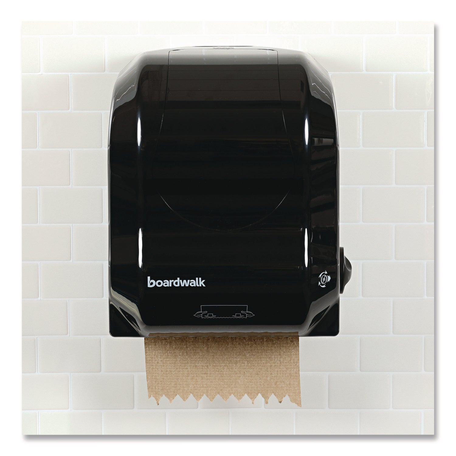 Boardwalk® Hardwound Paper Towels, Nonperforated, 1-Ply, 8" x 800 ft, Natural, 6 Rolls/Carton