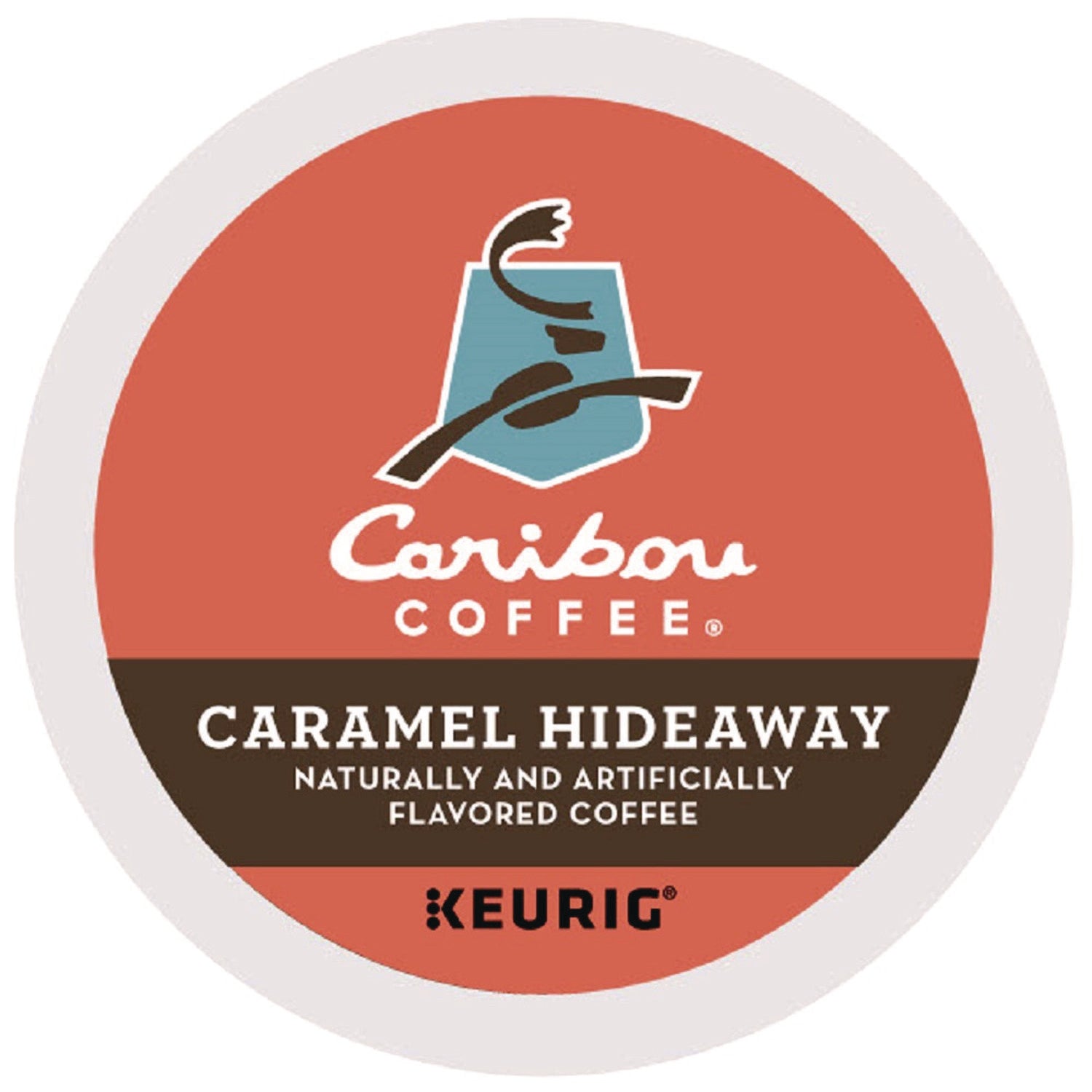 Caribou Coffee® Caramel Hideaway K-Cups, Mild Roast, 24/box