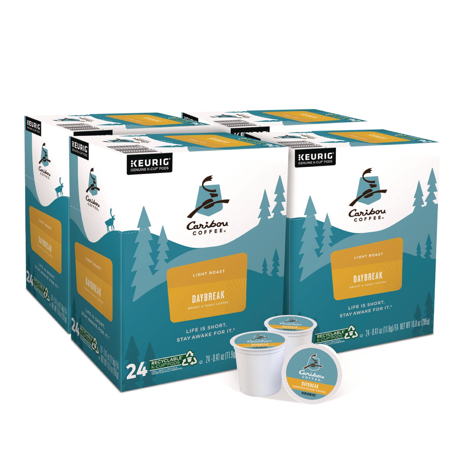 Daybreak Morning Blend Coffee K-Cups, 96/Carton