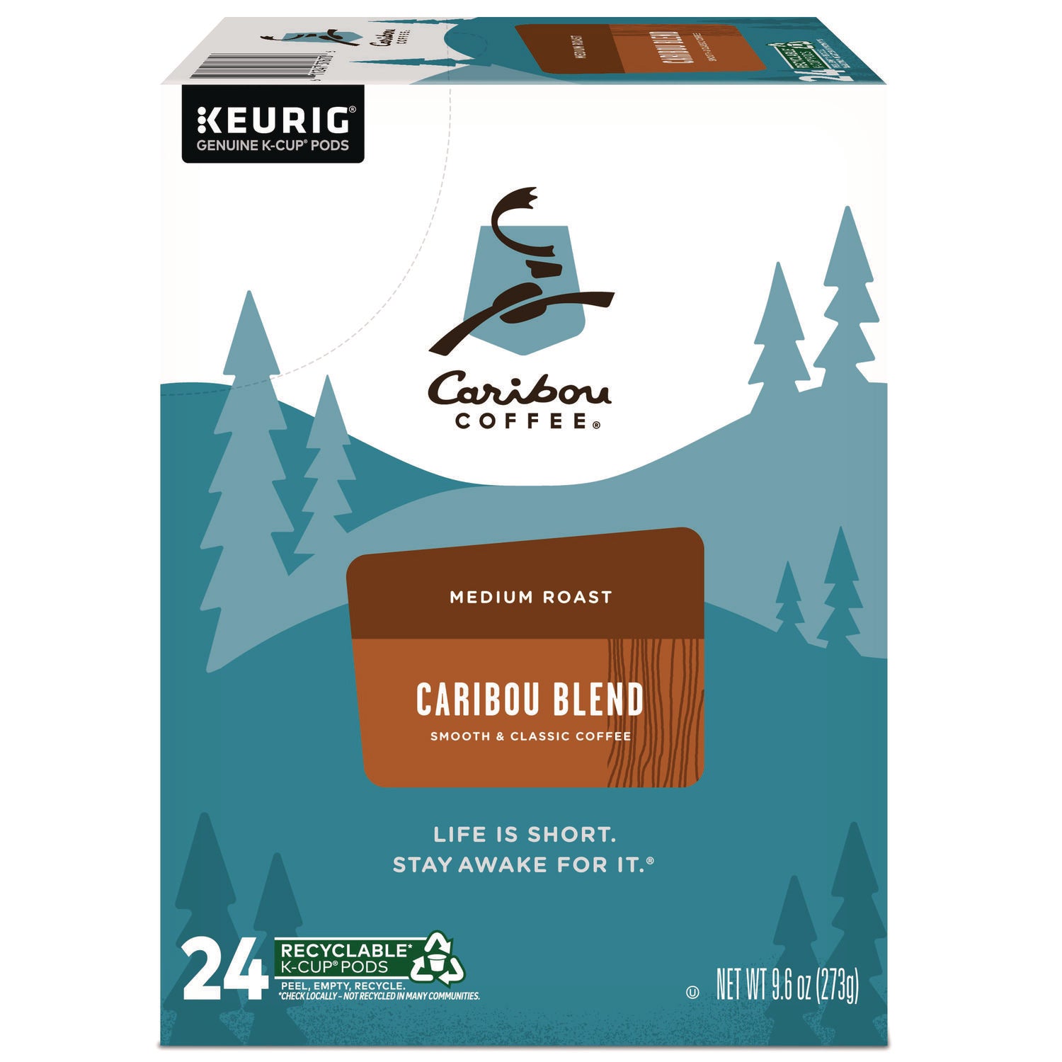 Caribou Coffee® Caribou Blend Coffee K-Cups, 24/box