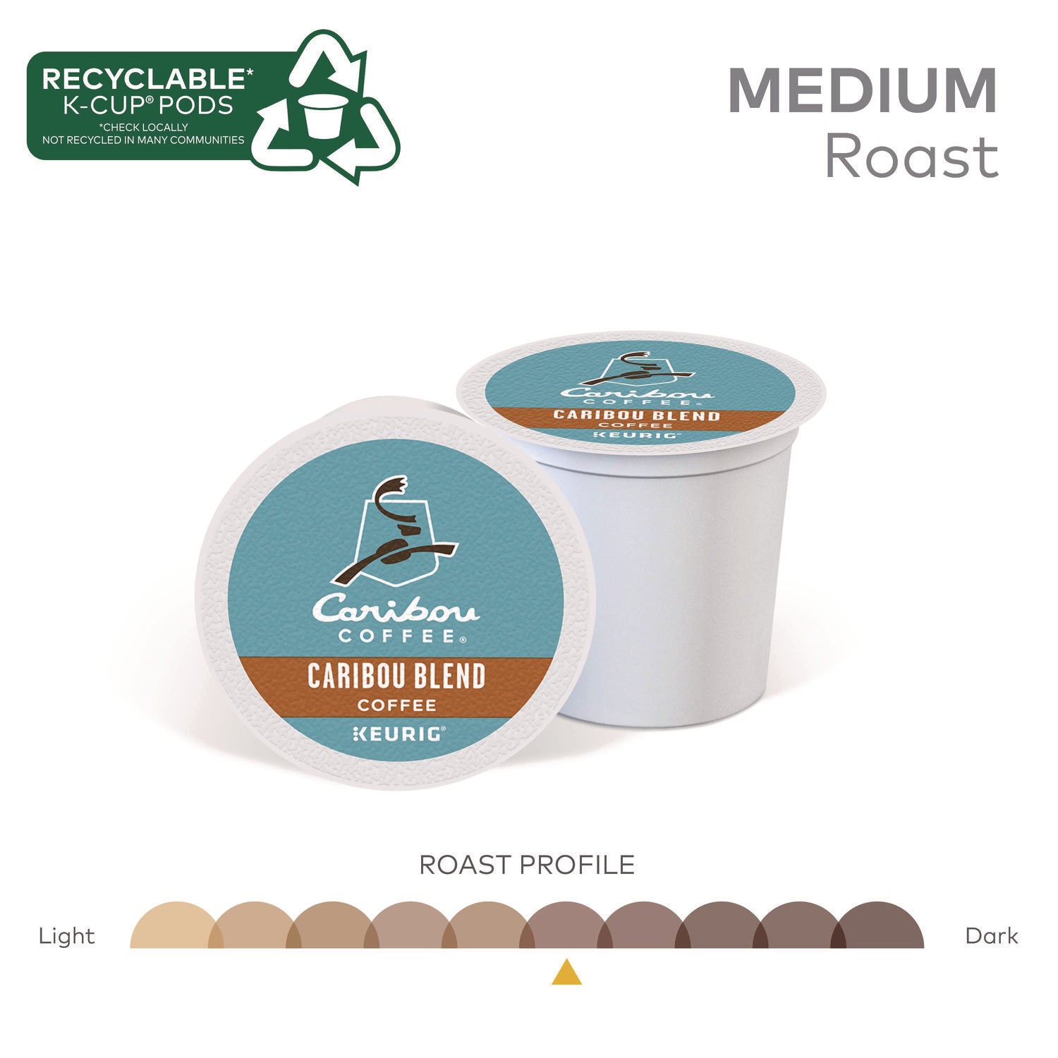 Caribou Coffee® Caribou Blend Coffee K-Cups, 24/box