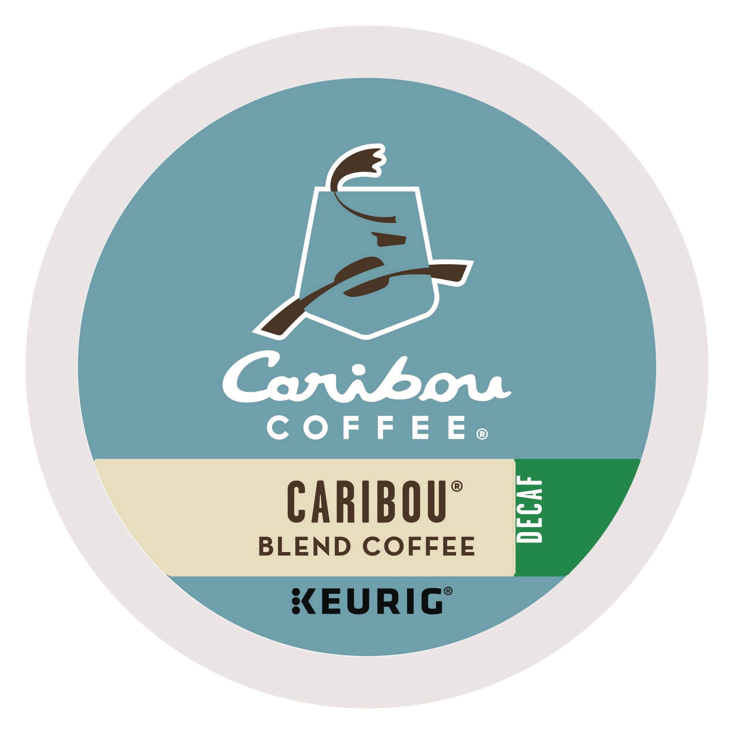 Caribou Coffee® Caribou Blend Decaf Coffee K-Cups, 96/carton