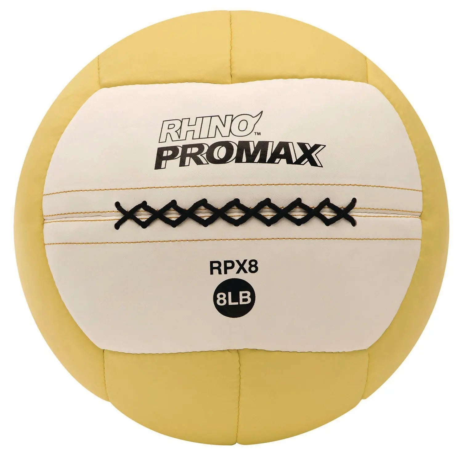 Rhino Promax Medicine Ball, 8 lb, Yellow
