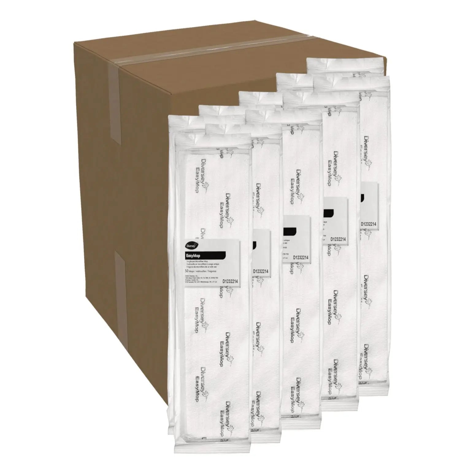 EasyMop Single-Use Microfiber Mop, 16 x 5.3, 10/Carton Diversey™ Flipcost