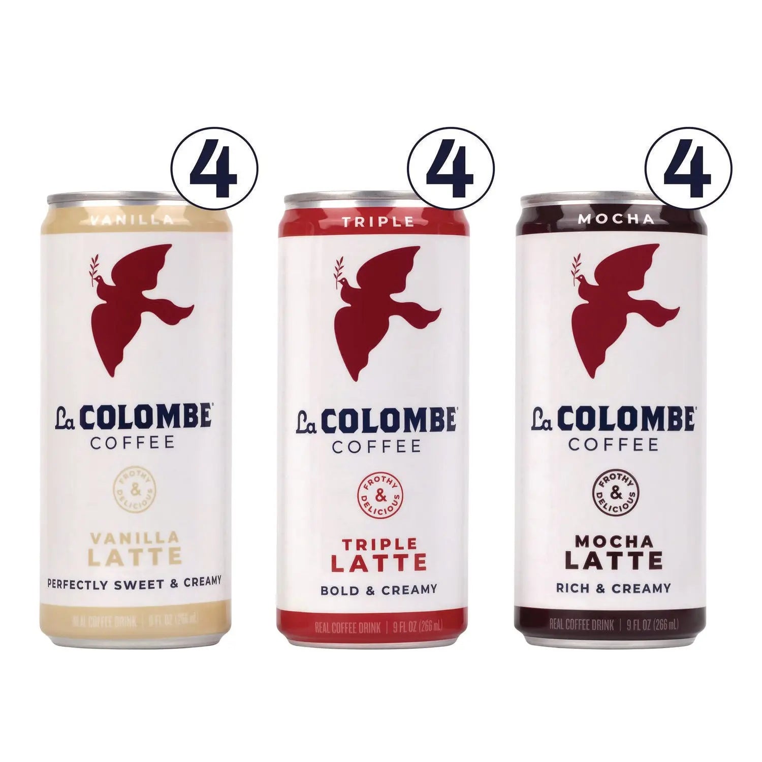 Draft Latte Cold Brew, Assorted Flavors, 9 oz Can, 12/Carton La Colombe® Flipcost