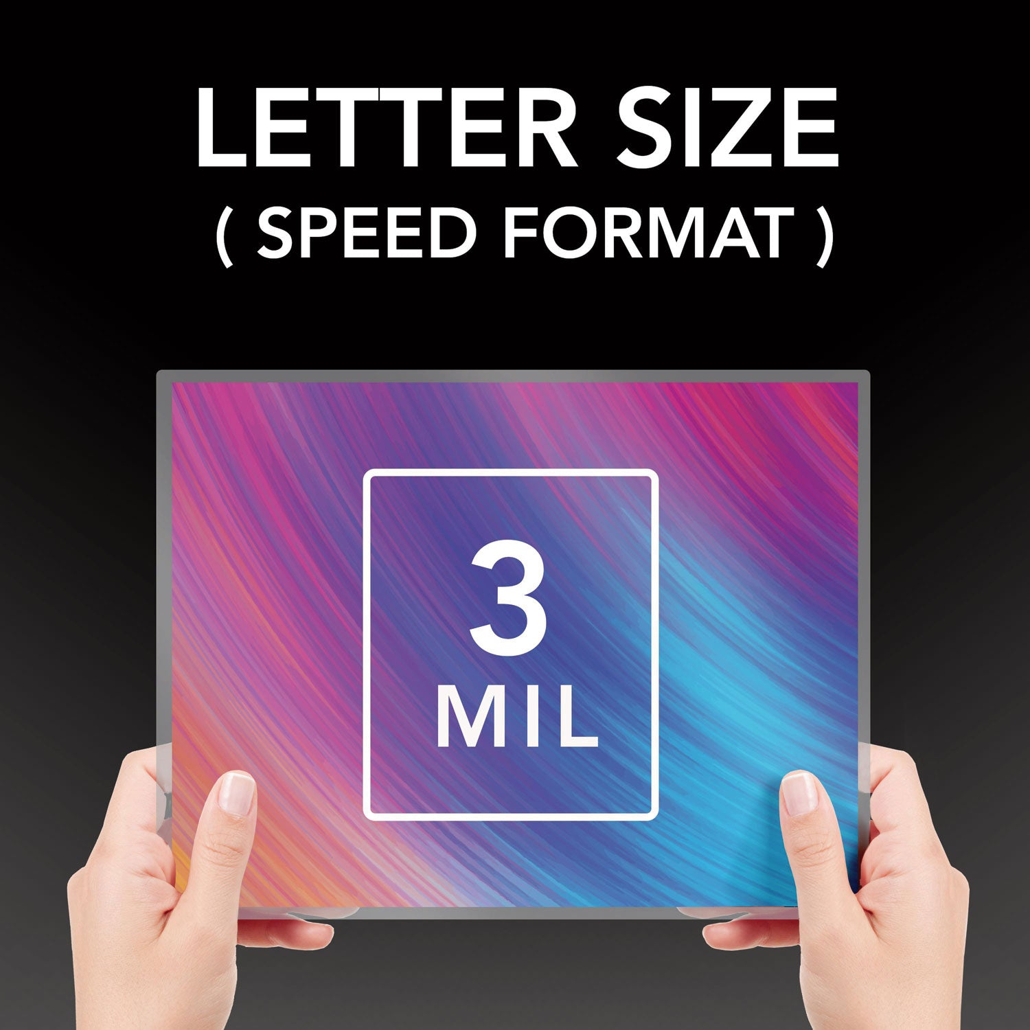 GBC® Ezuse Thermal Laminating Pouches, 3 Mil, 9" X 11.5", Gloss Clear, 100/box