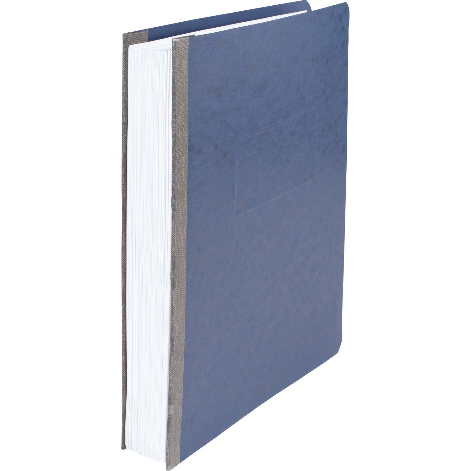 ACCO Pressboard Report Cover With Tyvek Reinforced Hinge, Two-Piece Prong Fastener, 3" Capacity, 8.5 X 11, Dark Blue/dark Blue
