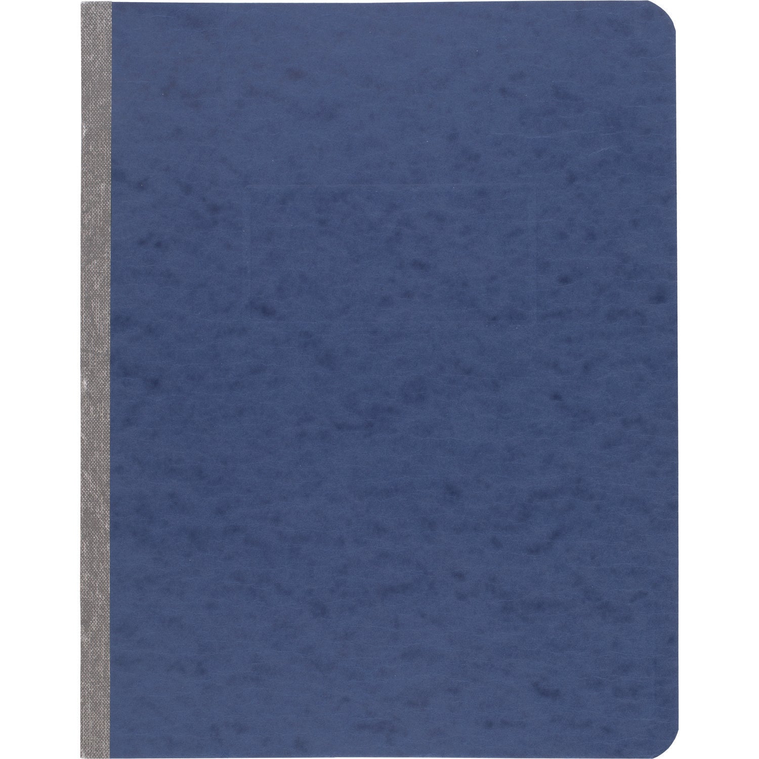 Pressboard Report Cover with Tyvek Reinforced Hinge, Two-Piece Prong Fastener, 3" Capacity, 8.5 x 11, Dark Blue/Dark Blue