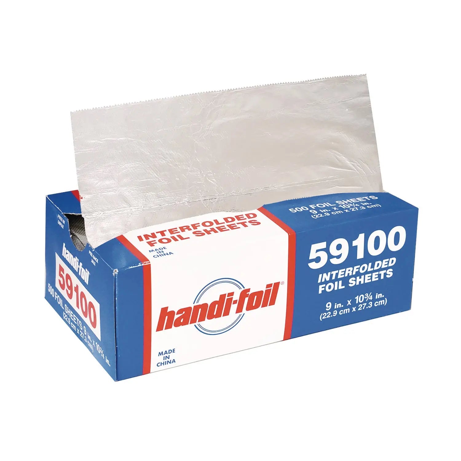 Interfolded Foil Sheets, 55 Gauge, 9 x 10.75, 500 Sheets/Box, 6 Boxes/Carton HFA® Flipcost