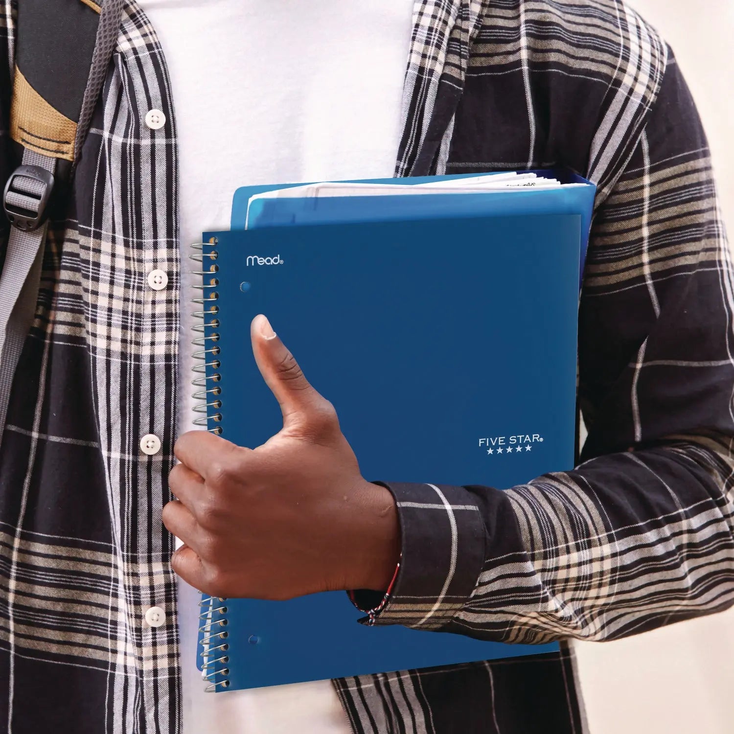 Wirebound Notebook, 3-Subject, Medium/College Rule, Assorted Cover Colors, (150) 11 x 9.13 Sheets, 6/Pack Five Star® Flipcost