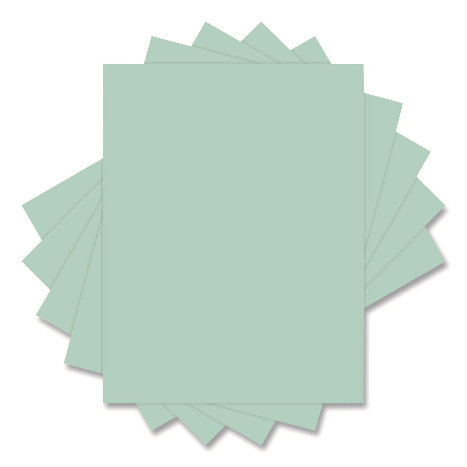 Universal® Deluxe Colored Paper, 20 lb Bond Weight, 8.5 x 11, Green, 500/Ream