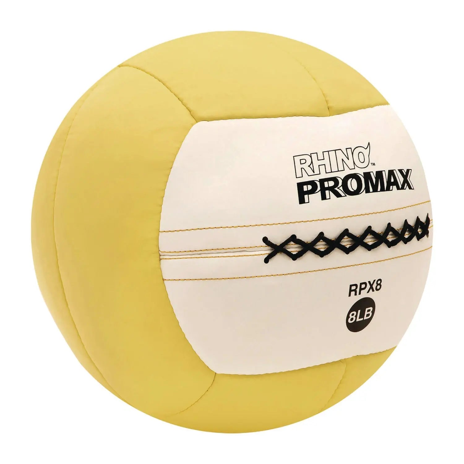 Rhino Promax Medicine Ball, 8 lb, Yellow Champion Sports Flipcost