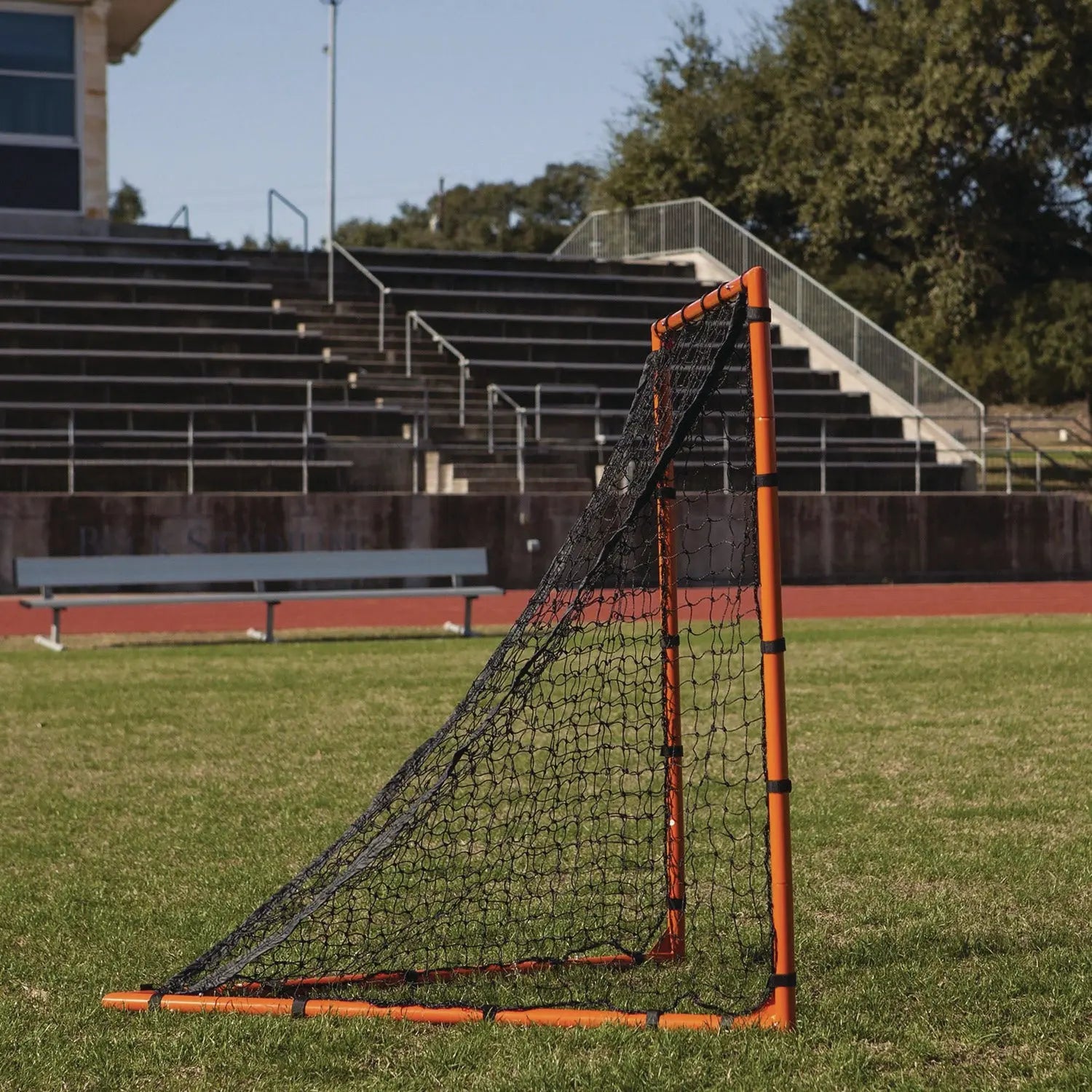 Backyard Lacrosse Goal & Net, 4 ft x 4 ft, 1.25" dia Frame Champion Sports Flipcost